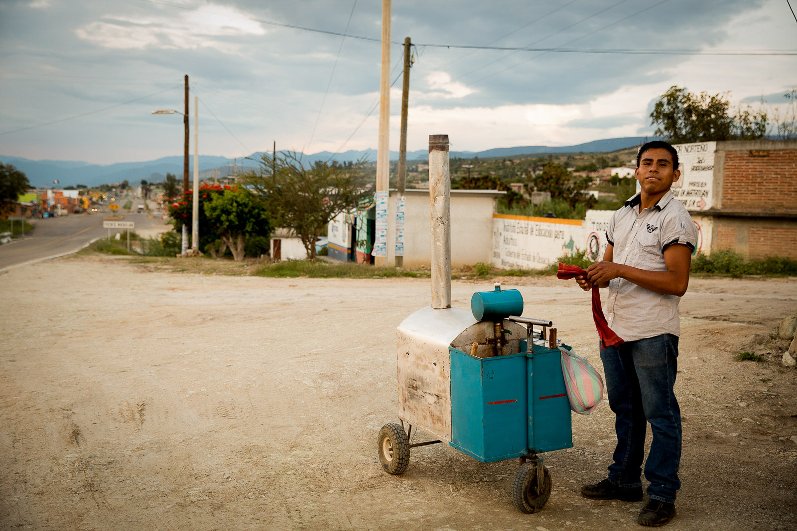 Sweet Potato Cart, San Baltazar, Mexico