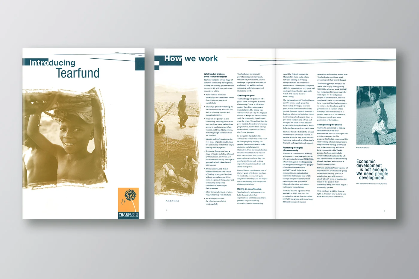 Introducing Tearfund brochure