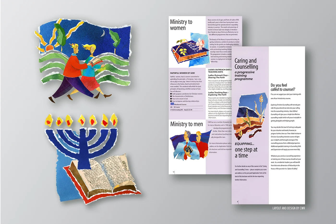 Illustrations for CWR course brochure