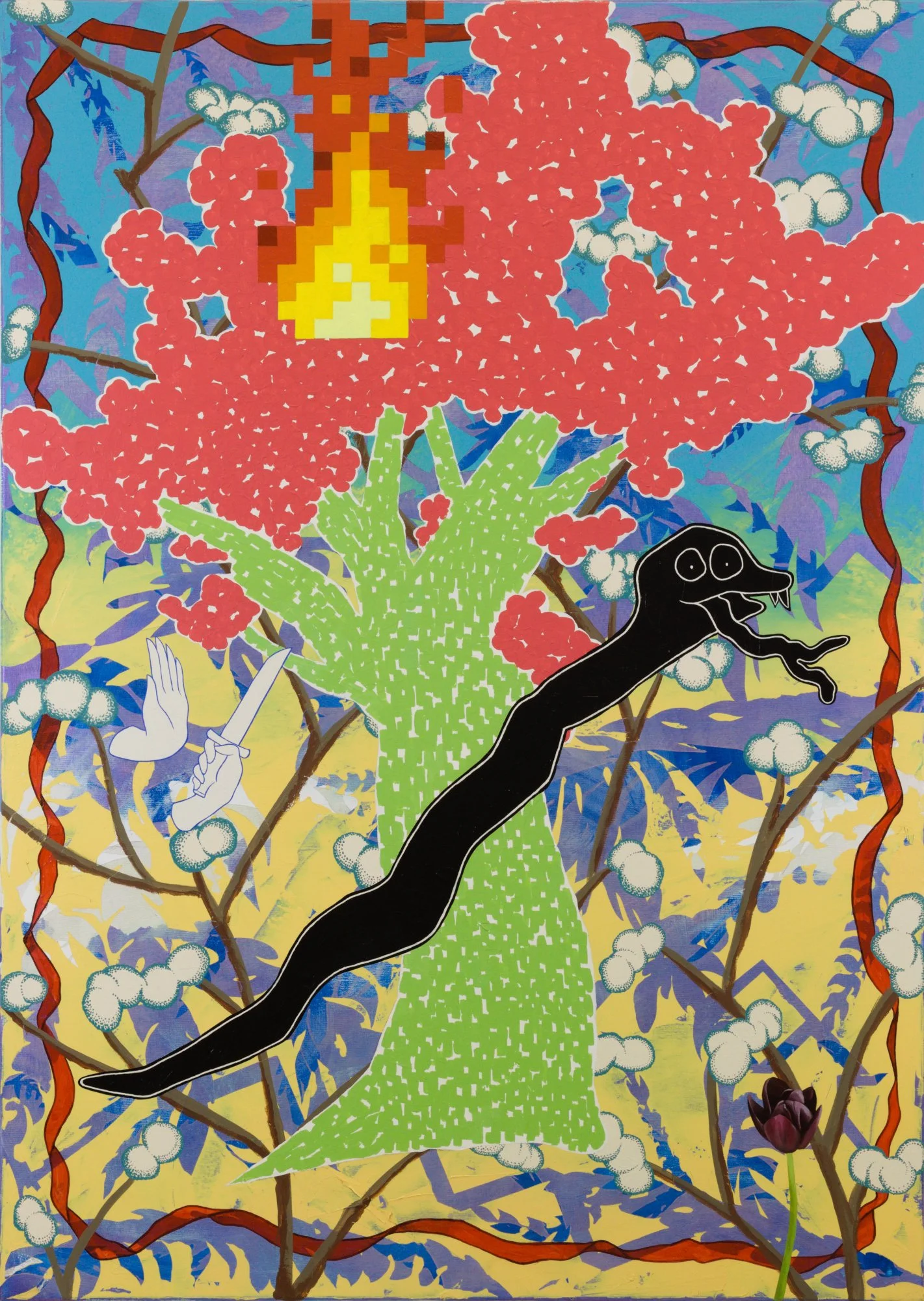 Omnivore Compassion 2, 140x100cm, Acrylic on Canvas, 2022