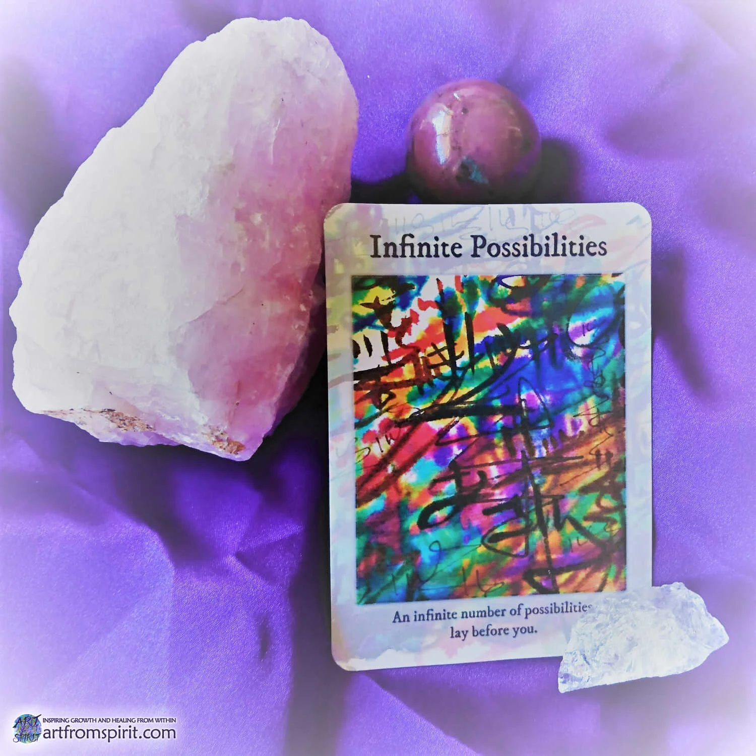 INFINITE POSSIBILITIES: An infinite number of possibilities lay before you .