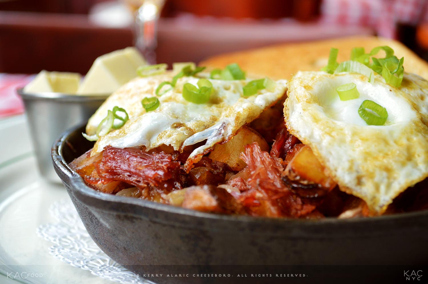 Corned Beef Hash with Fried Eggs | Dorrian's Red Hand | Upper East Side, NYC