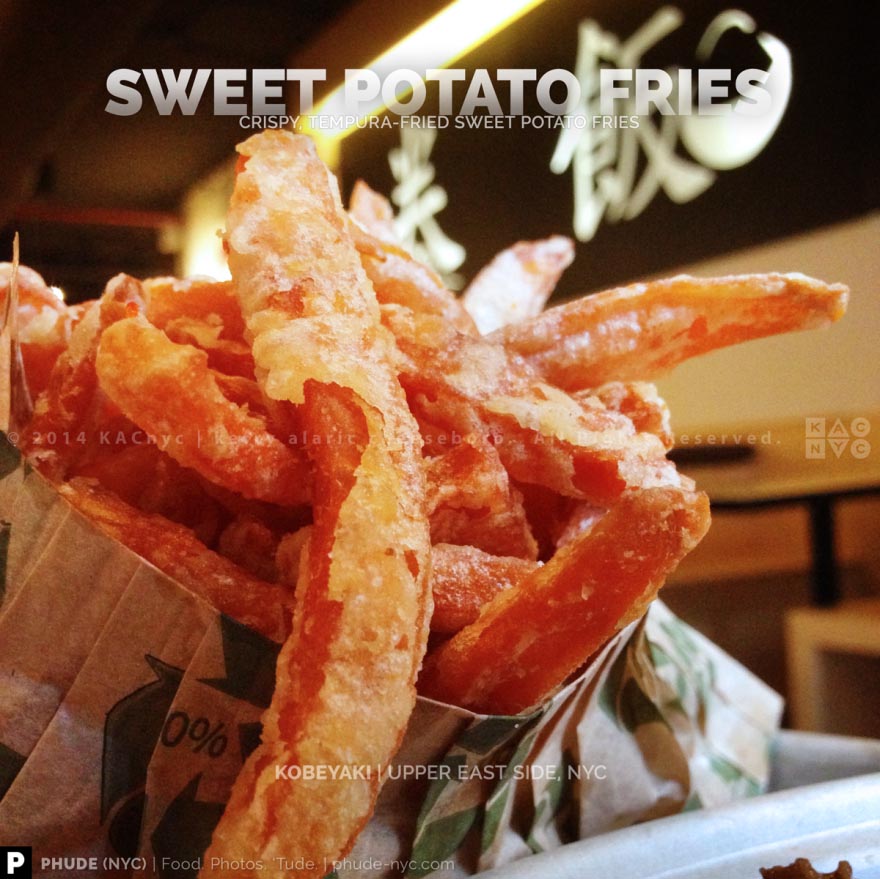 SWEET POTATO FRIES | Crispy Teriyaki-Fried Sweet Potato Fries | KOBEYAKI | Upper East Side, NYC