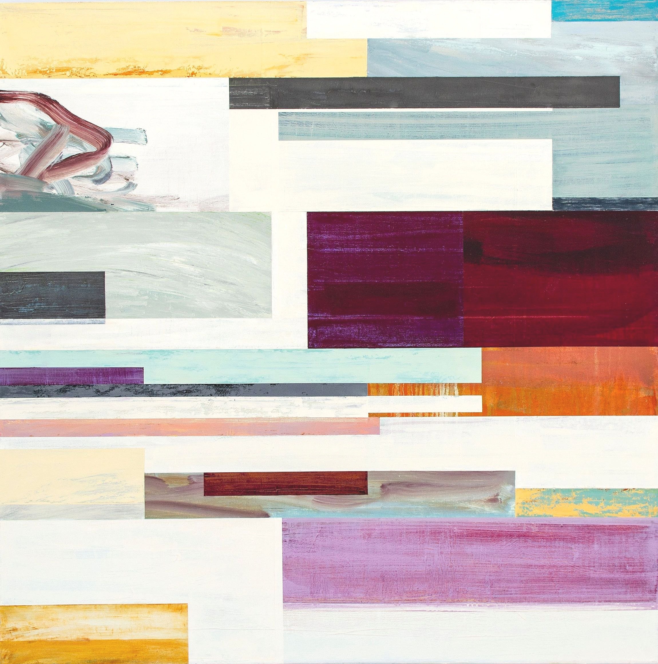  Mazurka  Oil on canvas, 48" x 48" 