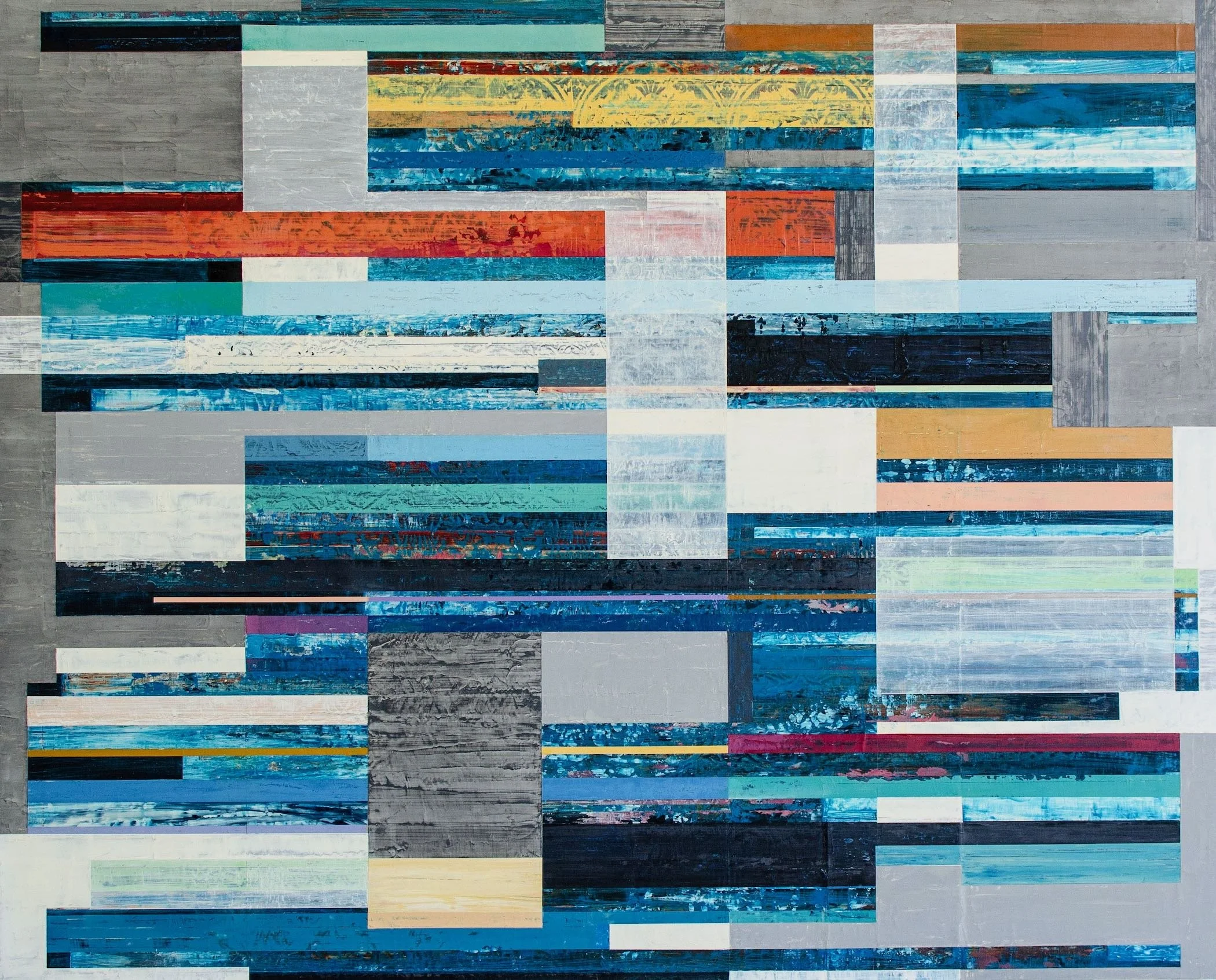 "Cityscape" - oil on panel, 38" x 48"