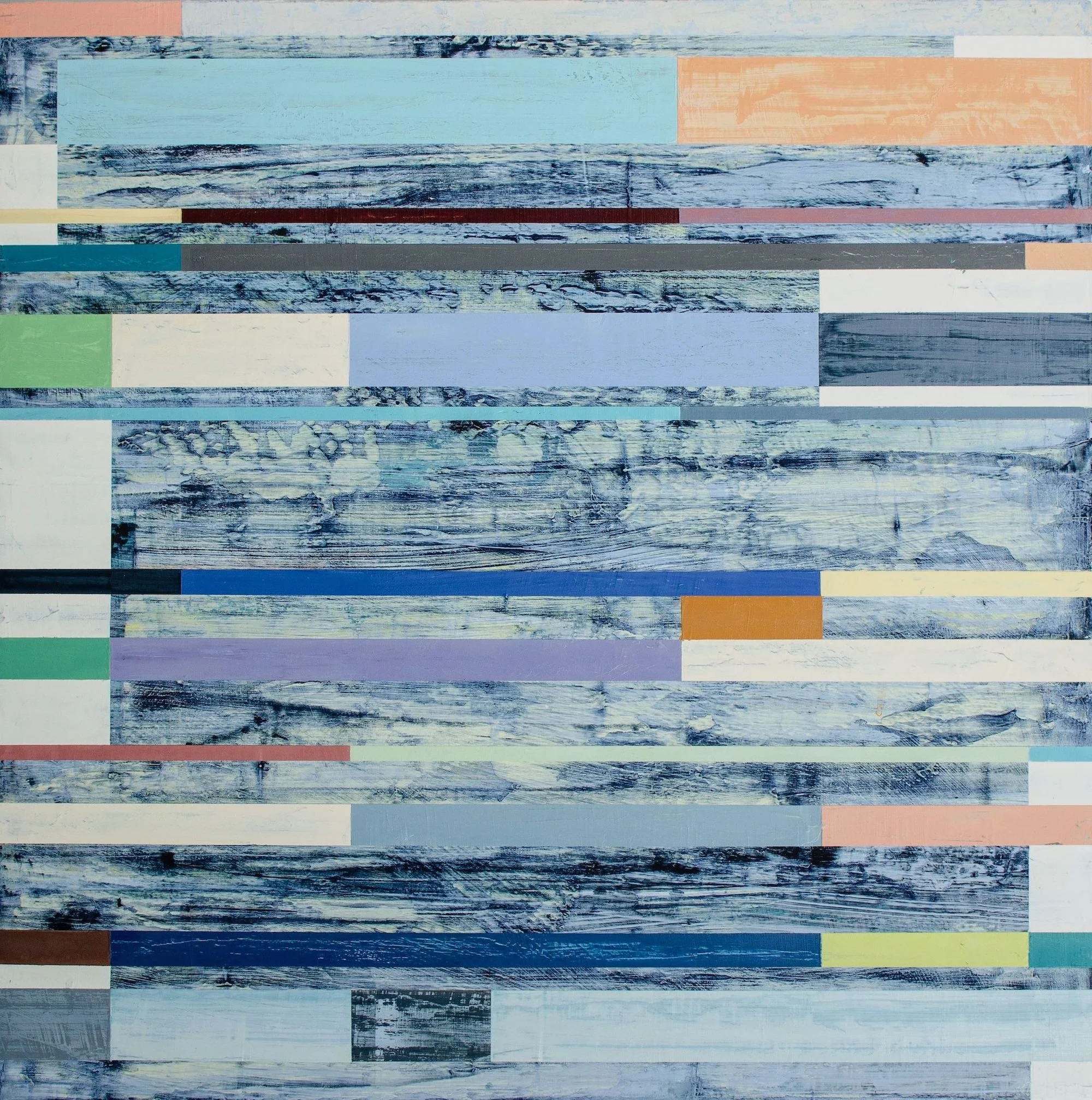 "Flottsam" - acrylic on panel, 24" x 24"