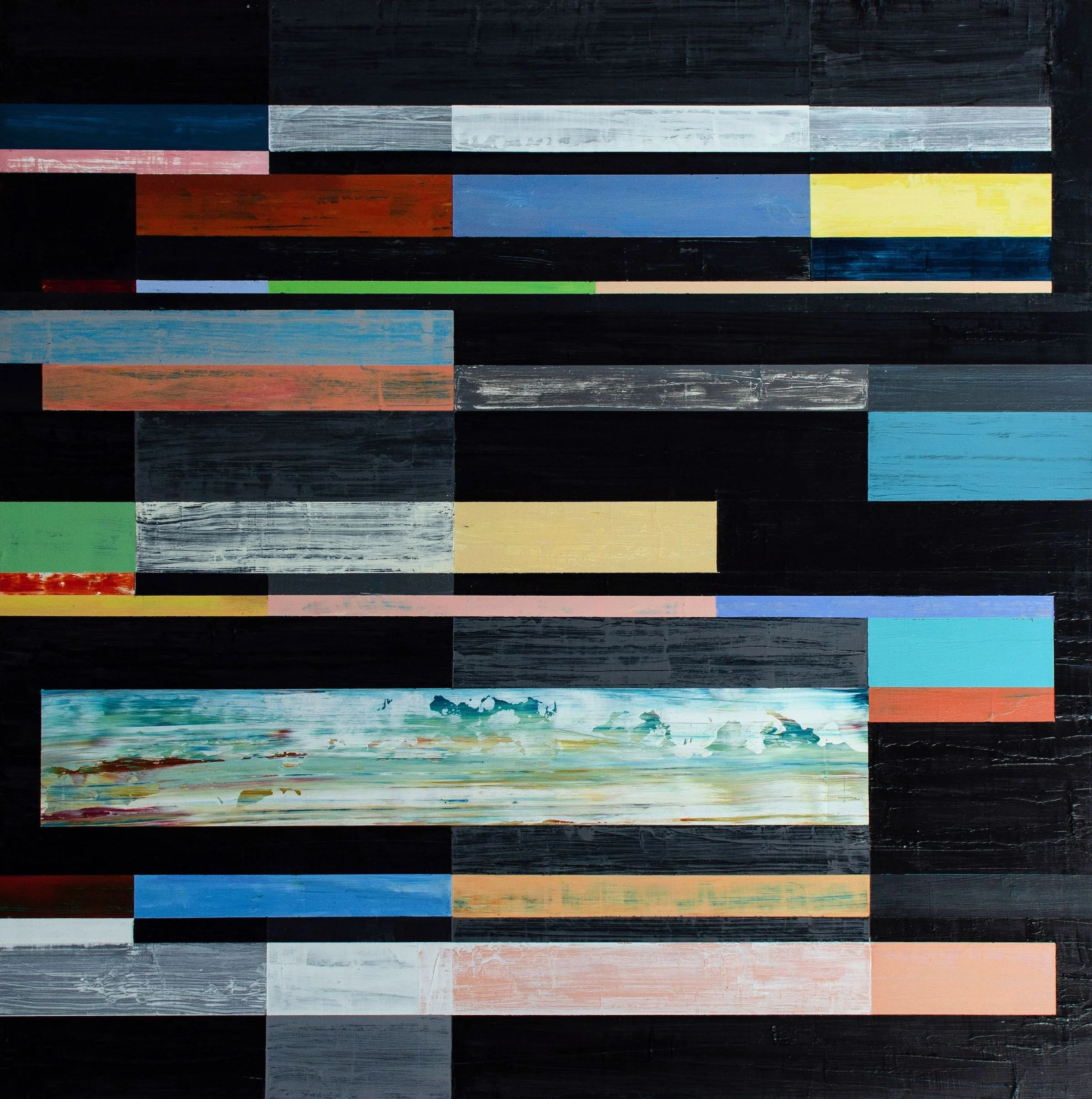 "Midnight Rhapsody" - acrylic on panel, 24" x 24"