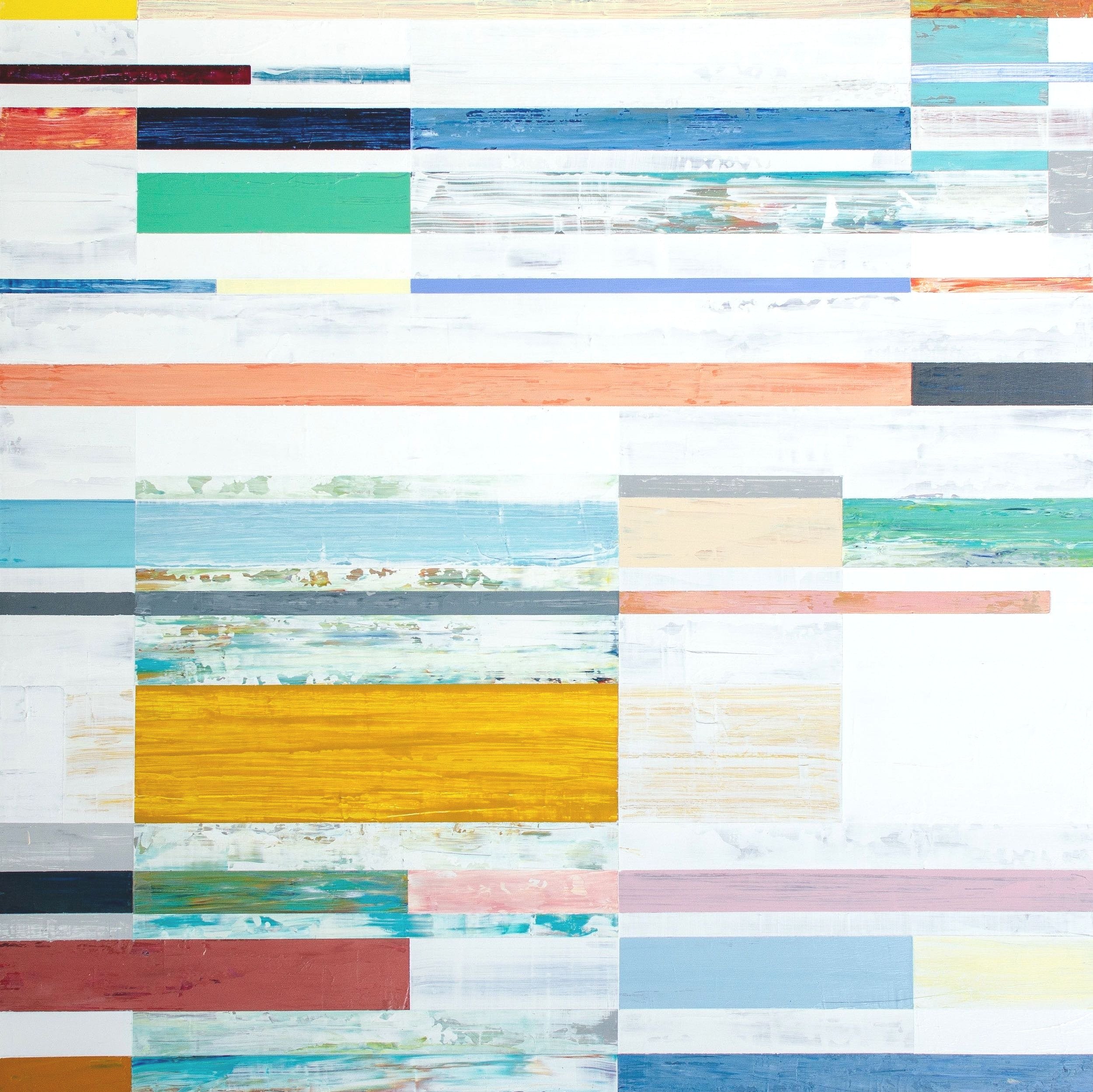 "GOLD BAR" - acrylic on panel, 24" x 24"