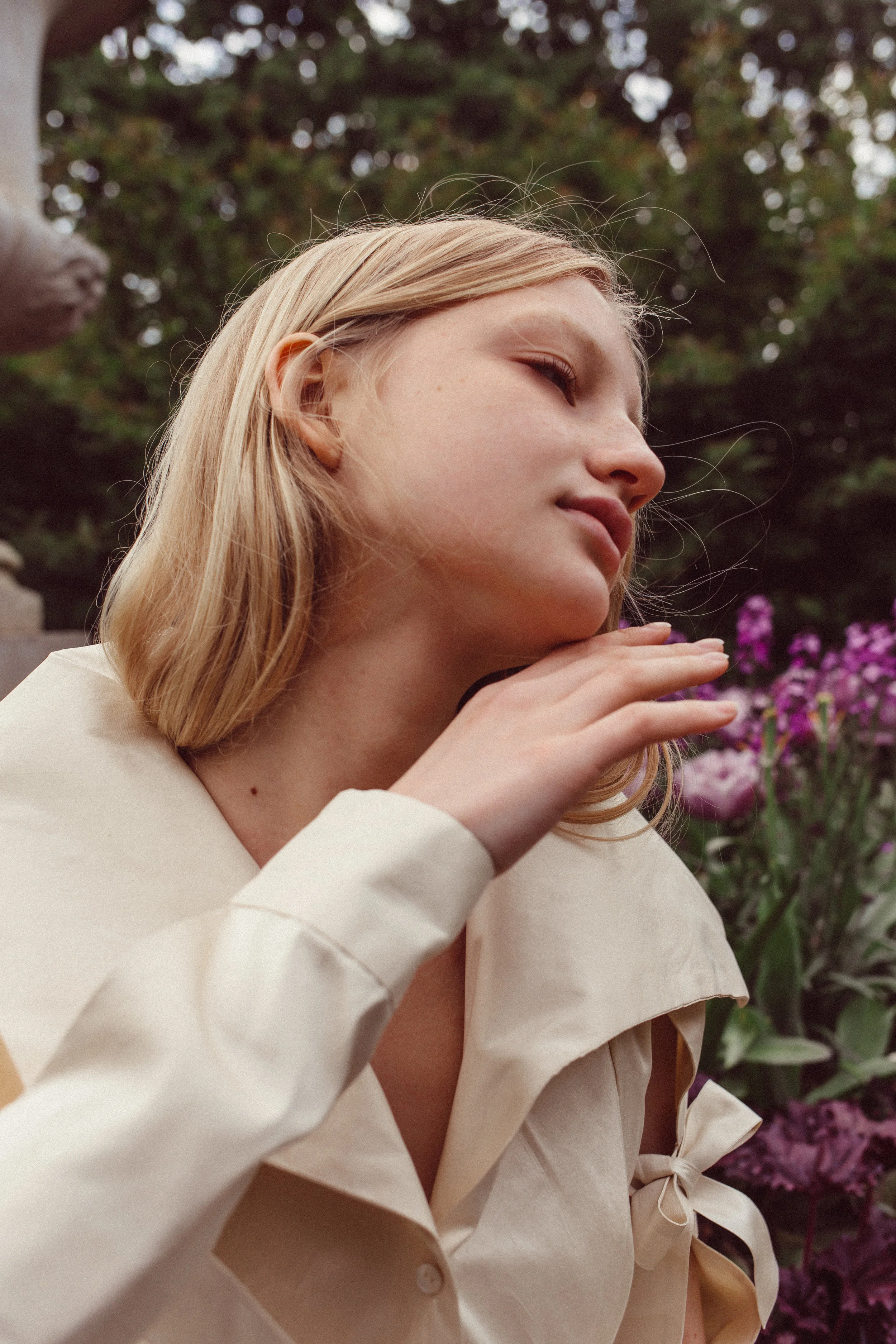 Pauline wearing Doruntina Azemi Wonderwall Milano , Izaio Berlin , Trend Barcelona , Models1 London , 2 Model LA london '17