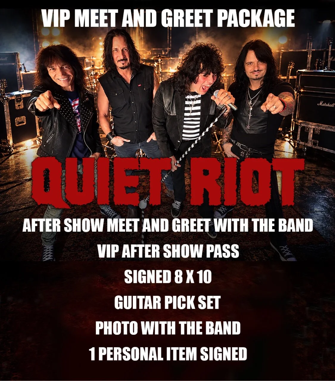 12/29/26 MEET & GREET EXPERIENCE December 29th Mount Pleasant, MI Soaring Eagle Casino & Resort