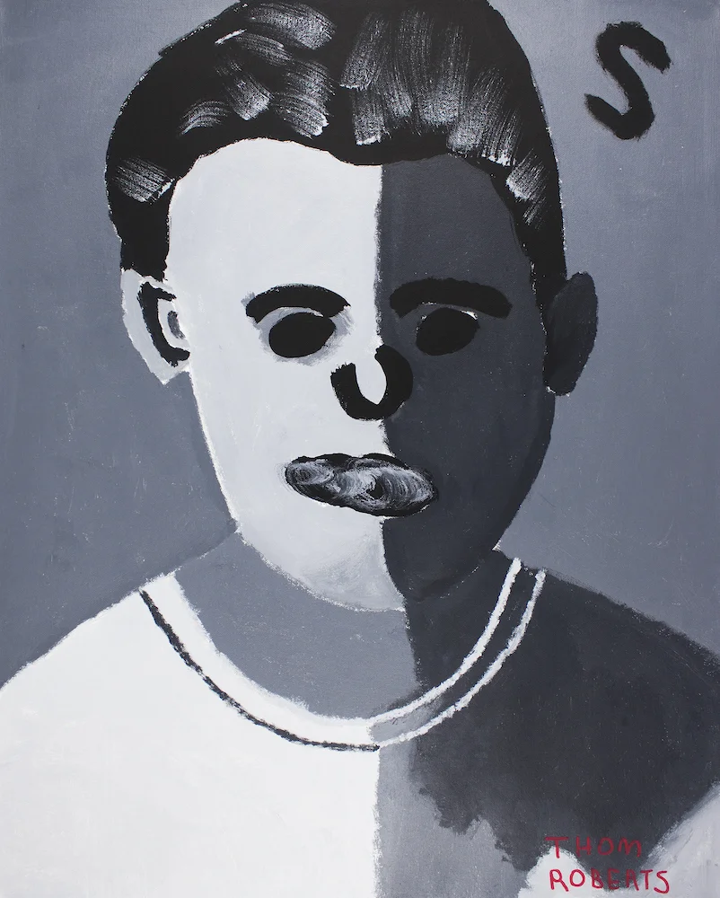 Silver 'S' Sets, 2017, acrylic on canvas, 86.5cm x 103.5cm