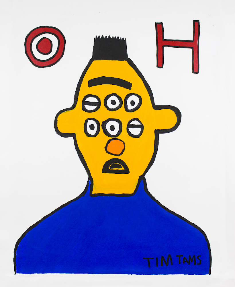Burt the Oscar Train, 2017, acrylic on canvas, 101.0cm x 119.0cm