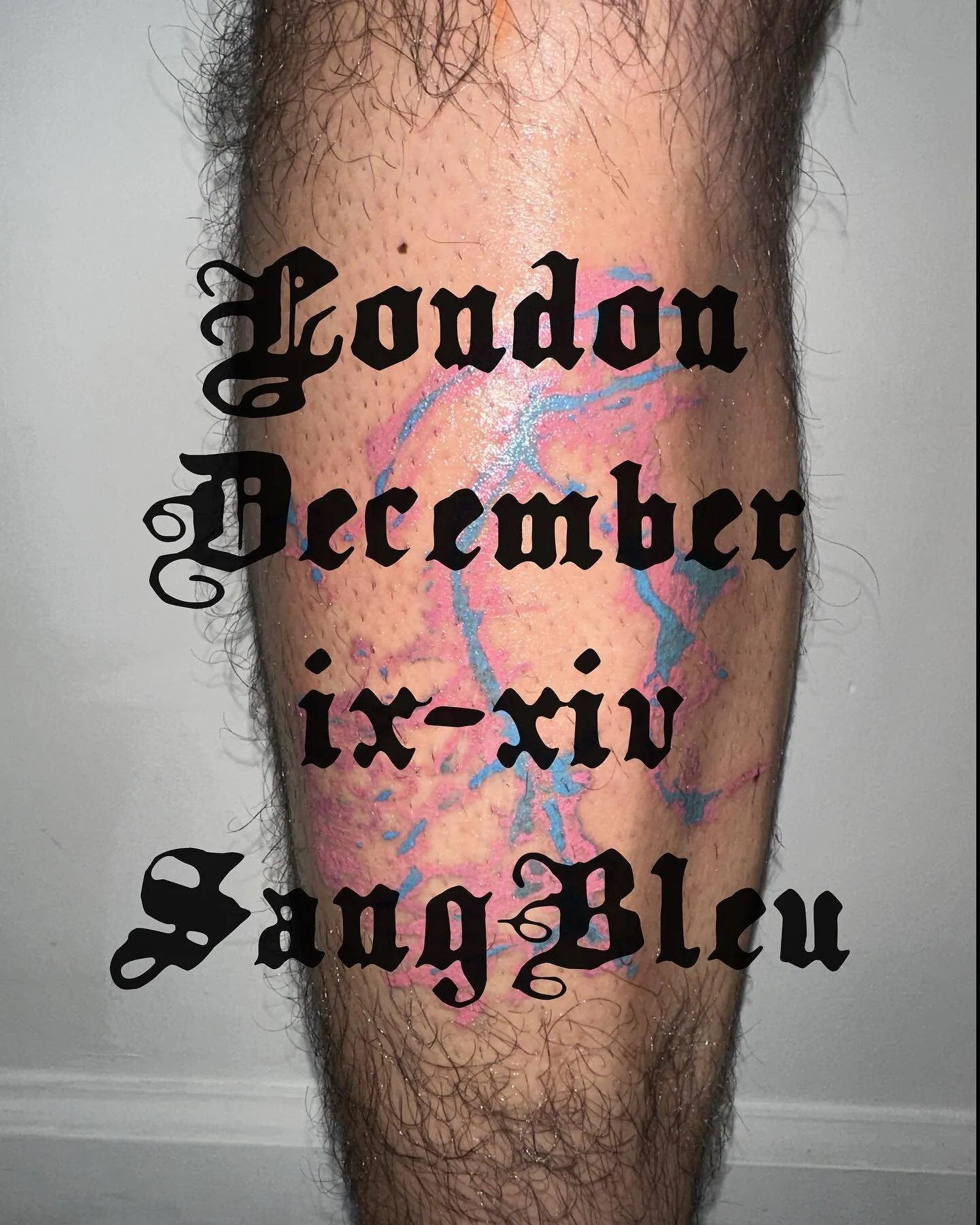 LONDON DECEMBER 9-14 @sangbleutattoolondon DM for appointments