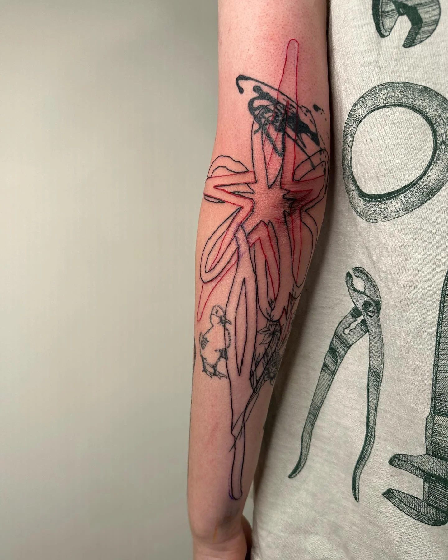 Lente! Thank you so much!! It&rsquo;s been really fun getting into some deep collaborations this week. We really made this design together. Such a pleasure to tattoo!