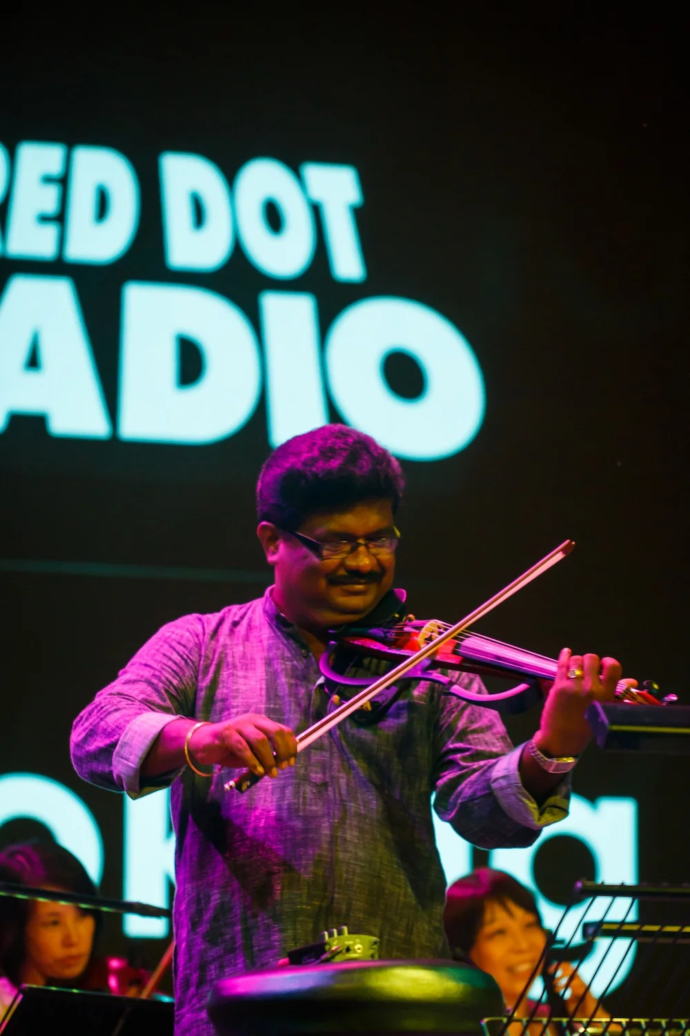 Red Dot Radio performance at Esplanade Waterfront