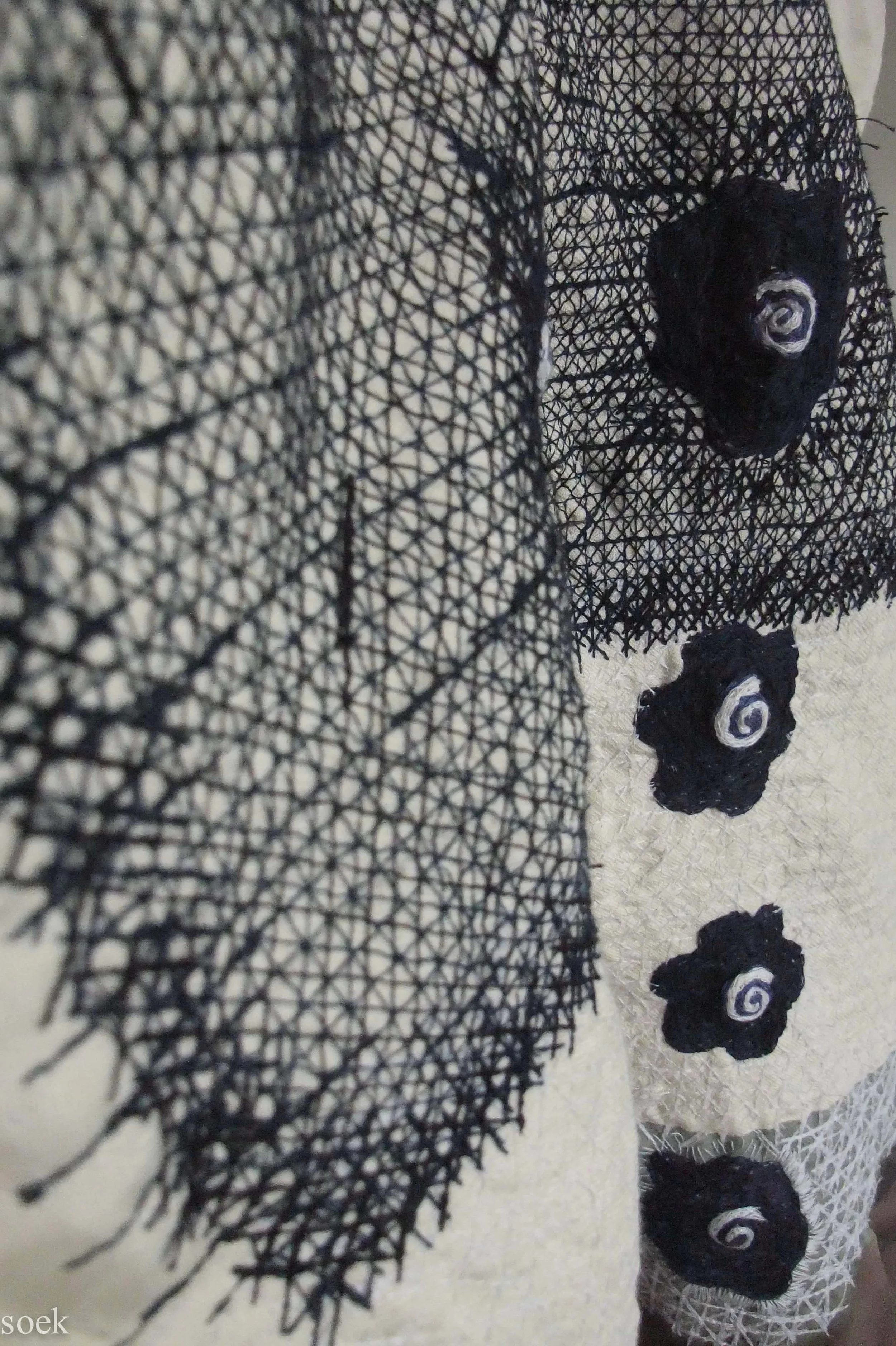 diary drawing.baring.detail. sewing machine and hand embroidering