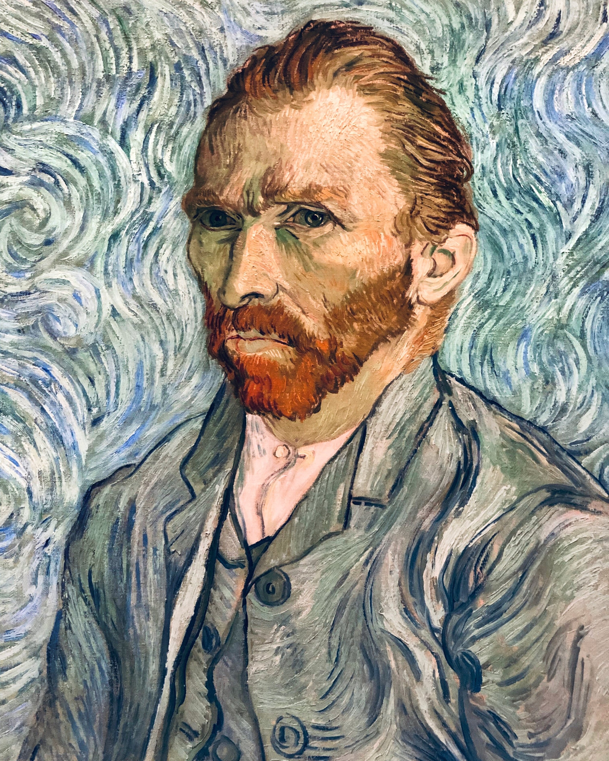 Vincent Van Gogh, 1889 at the Musee D’orsay in Paris.
