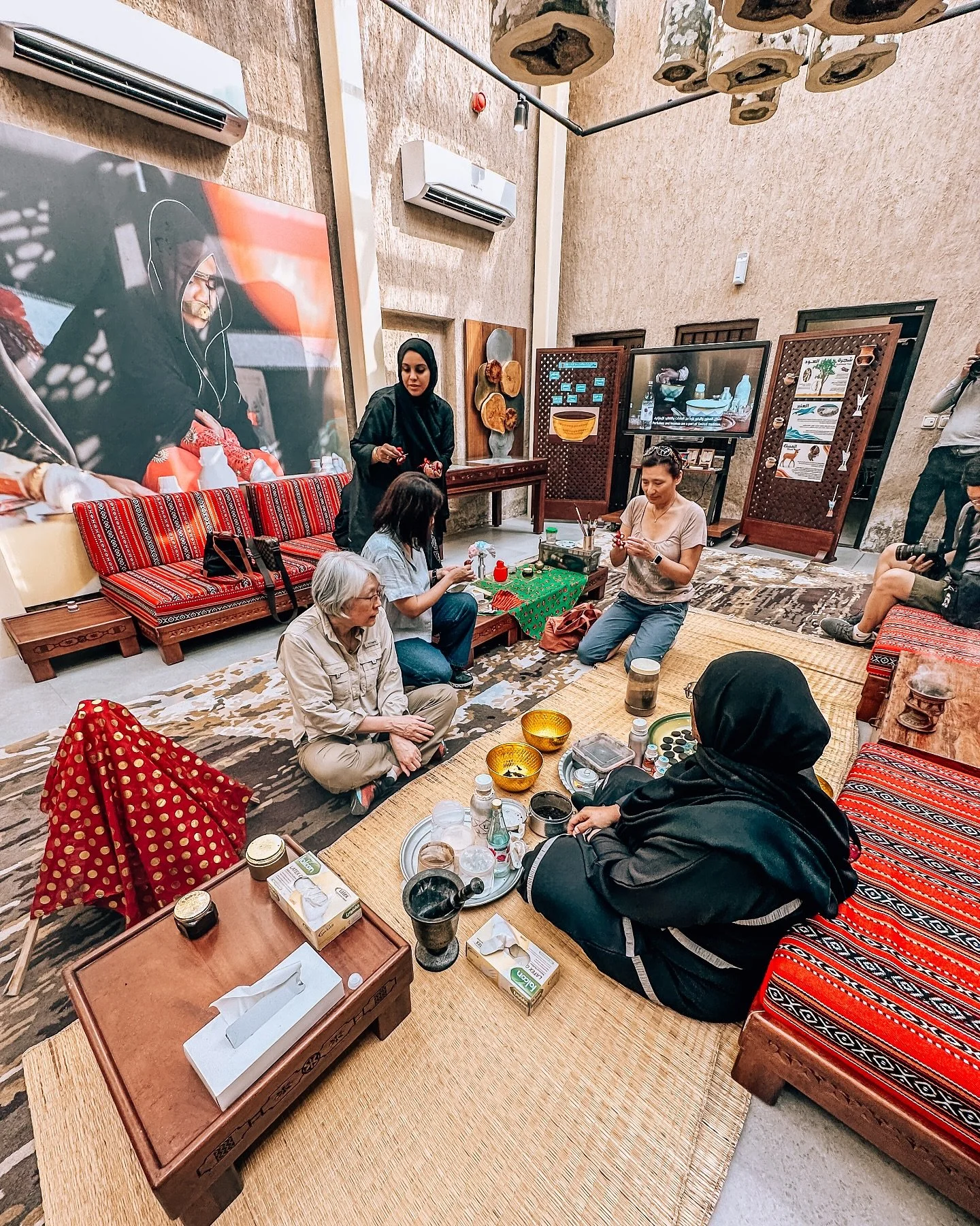 Hands-on heritage in the heart of old Dubai 🇦🇪✨ 

My wanderers got 🙌 hands-on with this age-old bukhoor incense-making ritual. Soaking wood chips in fragrant oils and spices, just like it&rsquo;s been done for generations. Once a closely held trad
