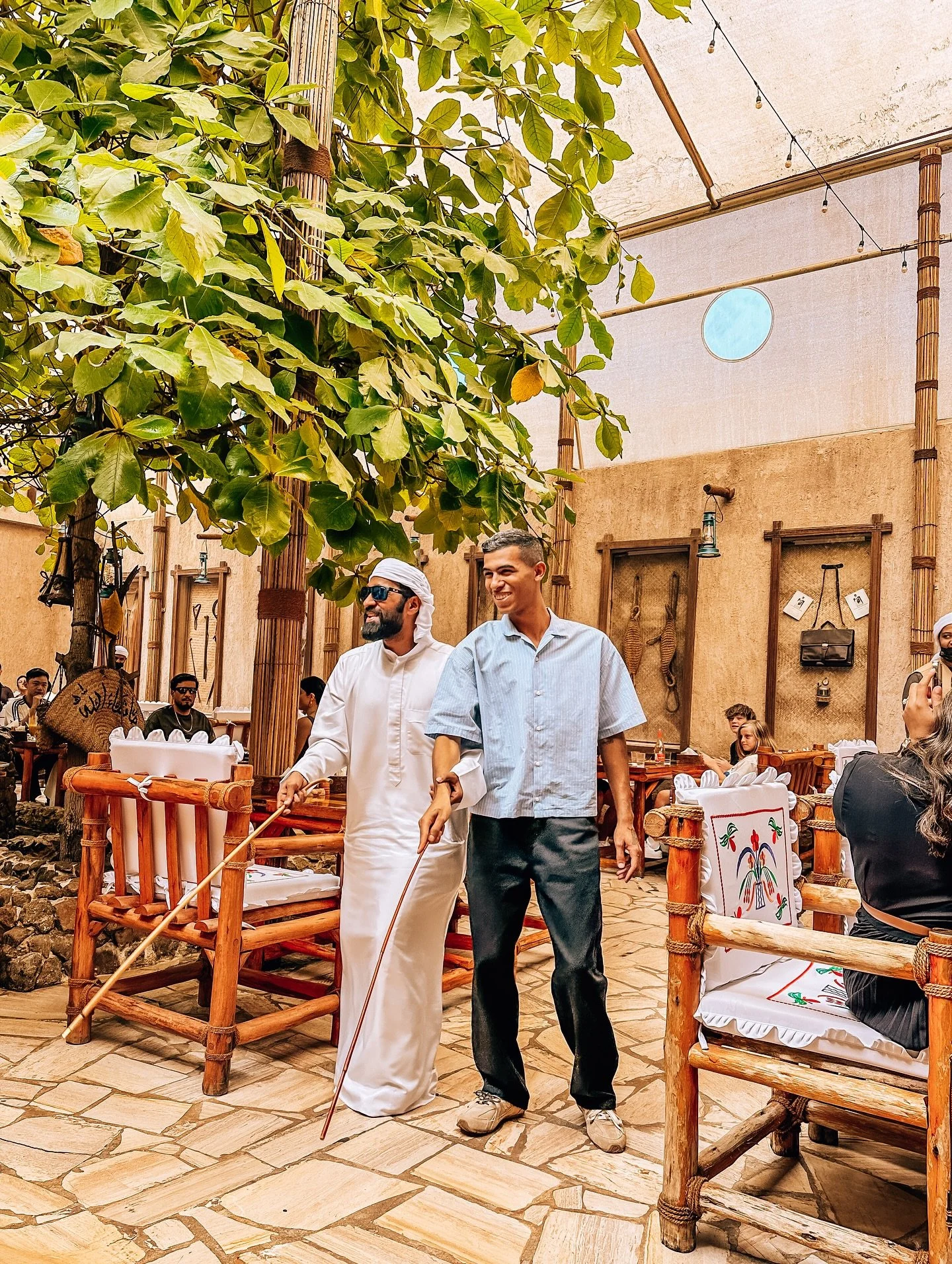 When a tourist takes a swing at an Emirati dance and absolutely nails it! 🤩
@alkhayma.ae 
&bull;
&bull;
&bull;
&bull;
&bull;
&bull;
&bull;
#olddubai #olddubaitour #dubaitours #dubaitourguide #visitdubai #mydubai #uae #lonelyplanetdubai #frommers #sh