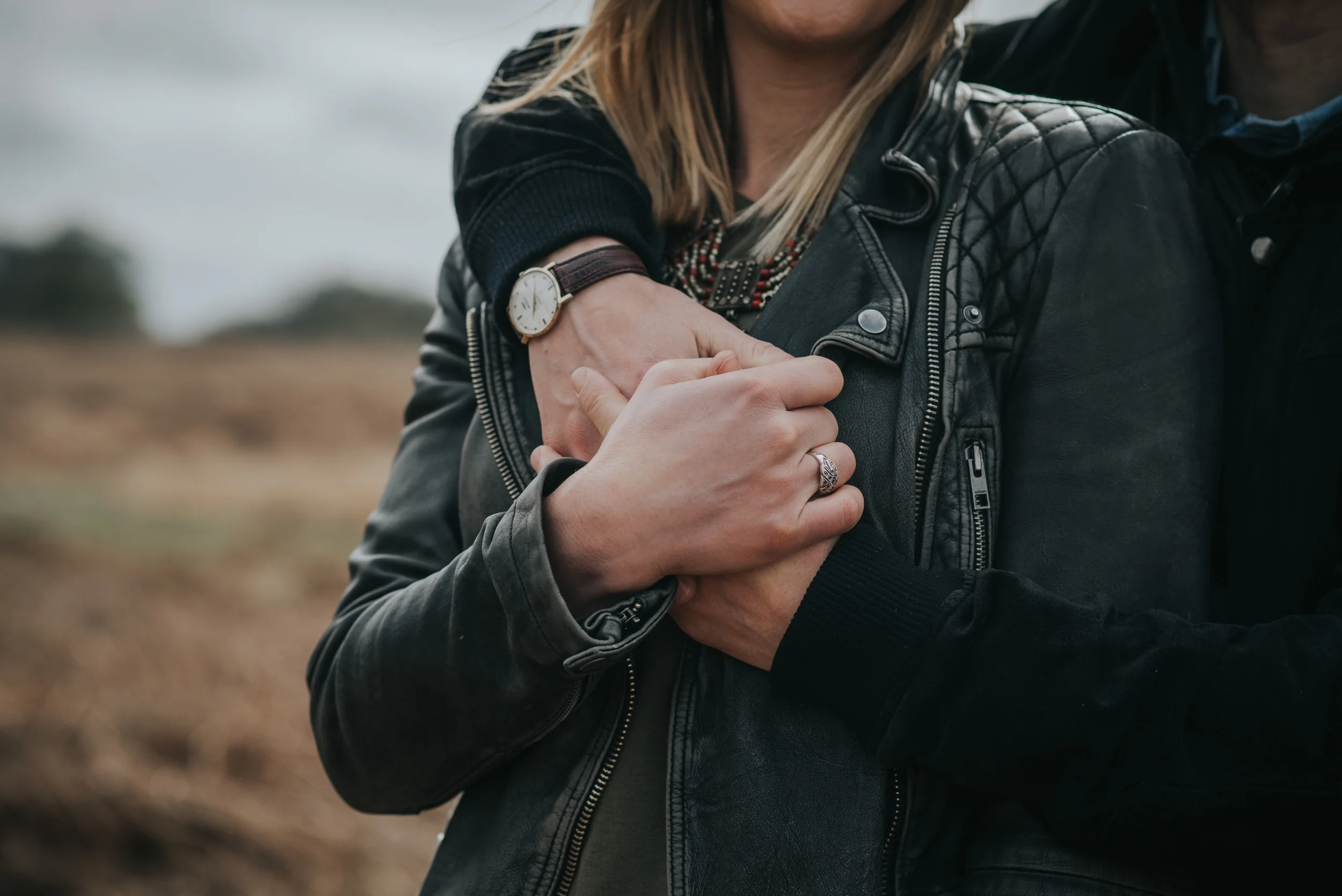 richmond park london engagement shoot