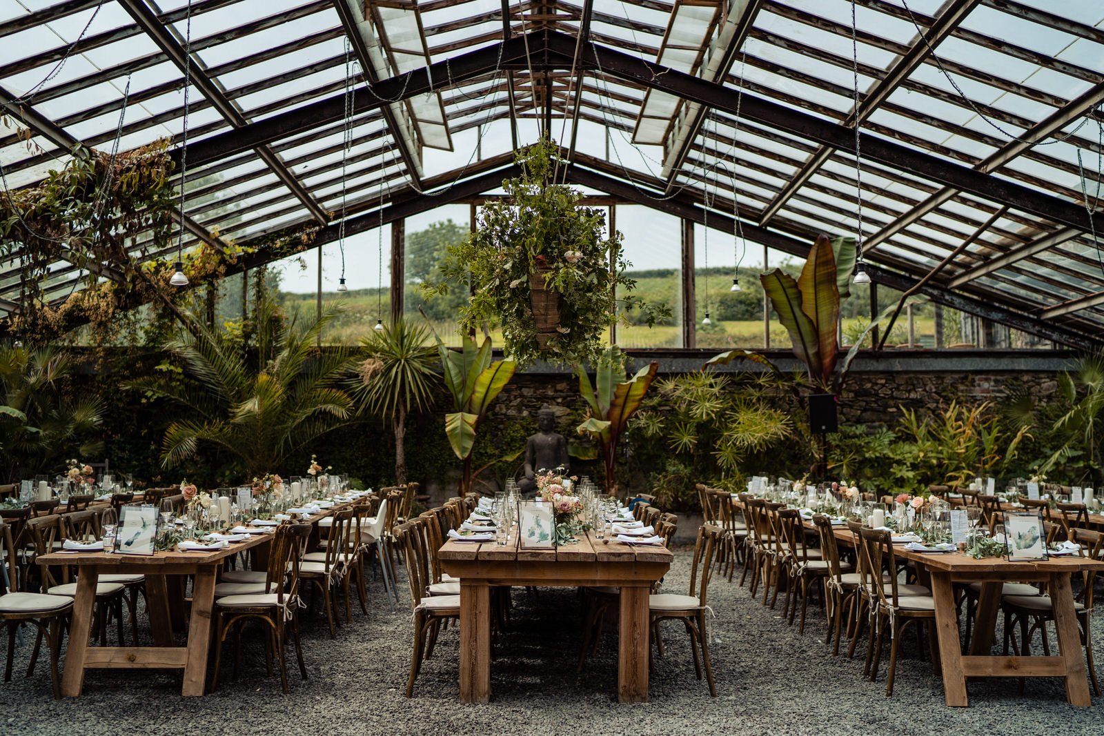 Anran indoor greenhouse wedding