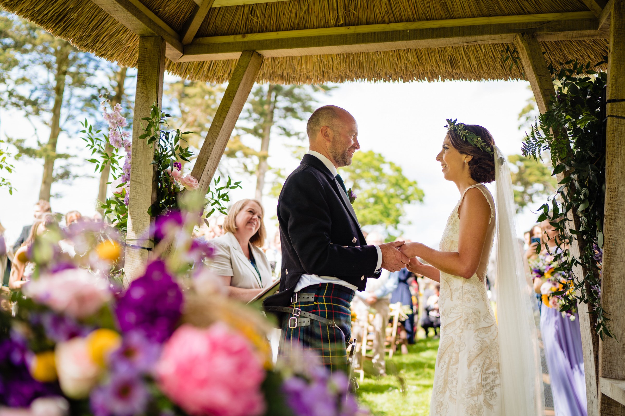 higher eggbeer - flowers - bride- groom - ceremony - devon.jpg