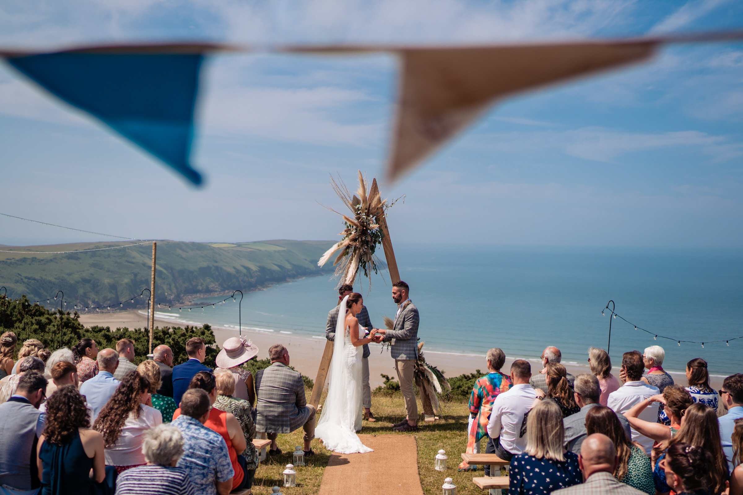 beach - wedding - devon - bunting - coast.jpg