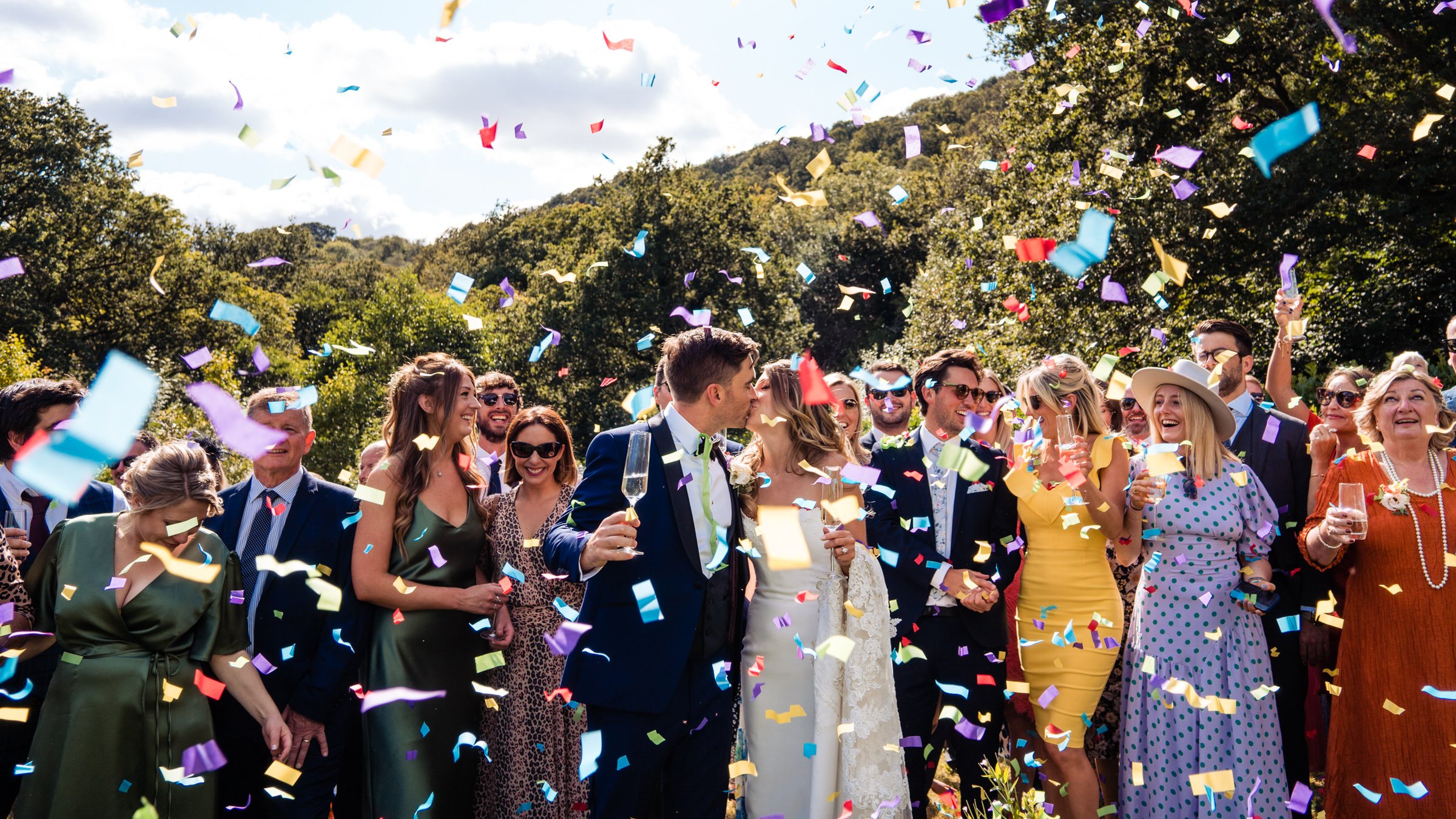 confetti - wedding - bride - groom - guests - devon.jpg