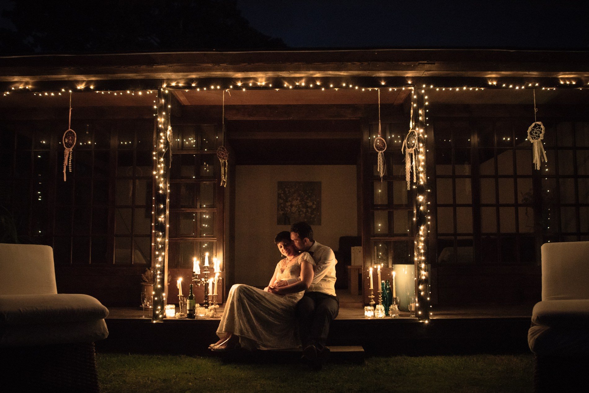 candlelit - bride and groom - night - eggbeer - exeter.jpg