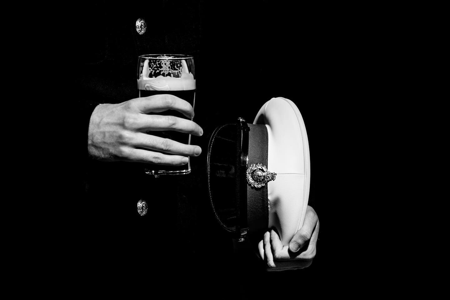 I shot this (candidly) yesterday and could immediately see how the edit would turn out 😊 Adam (the groom) a serving Marine having his pre ceremony Guiness! 

Really looking forward to sharing more from this wedding :)