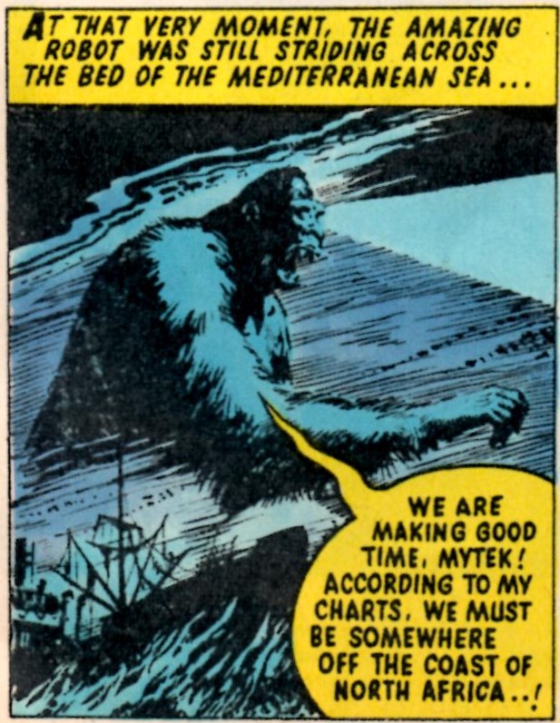 Mytek the Mighty: Tom Tully (writer), Eric Bradbury (artist); reprinted from Valiant