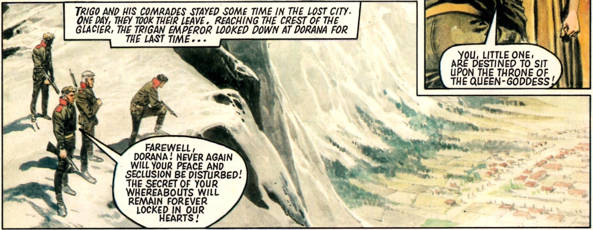 The Trigan Empire: Mike Butterworth (writer), Don Lawrence (artist); reprinted from Look and Learn