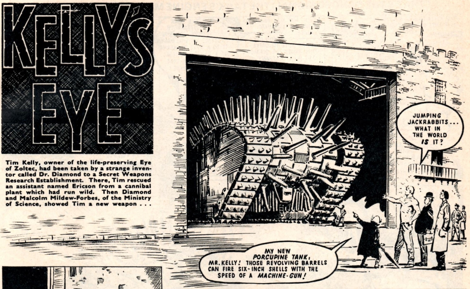 Kelly's Eye: Solano Lopez (artist); reprinted from Valiant