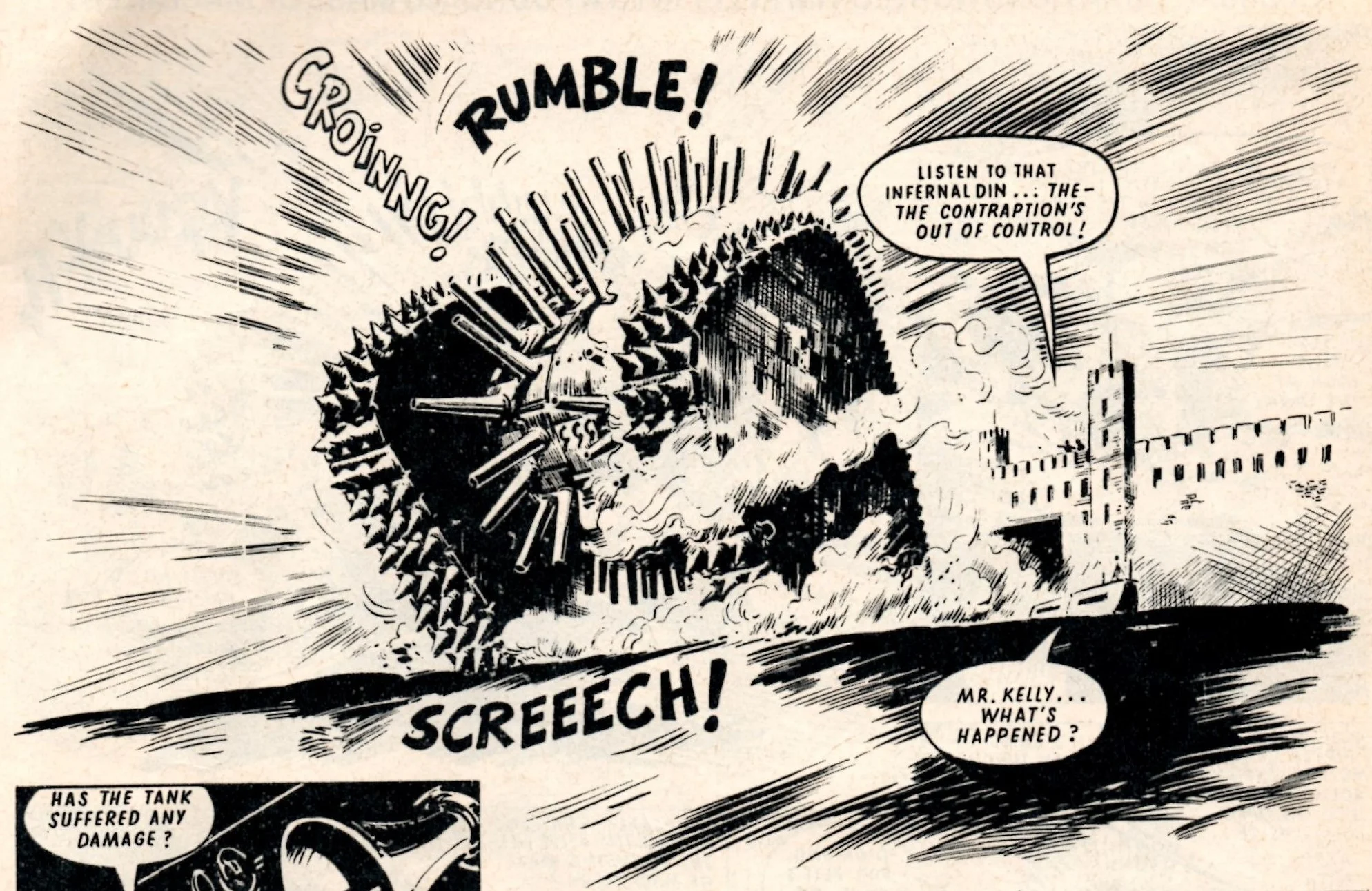 Kelly's Eye: Solano Lopez (artist); reprinted from Valiant