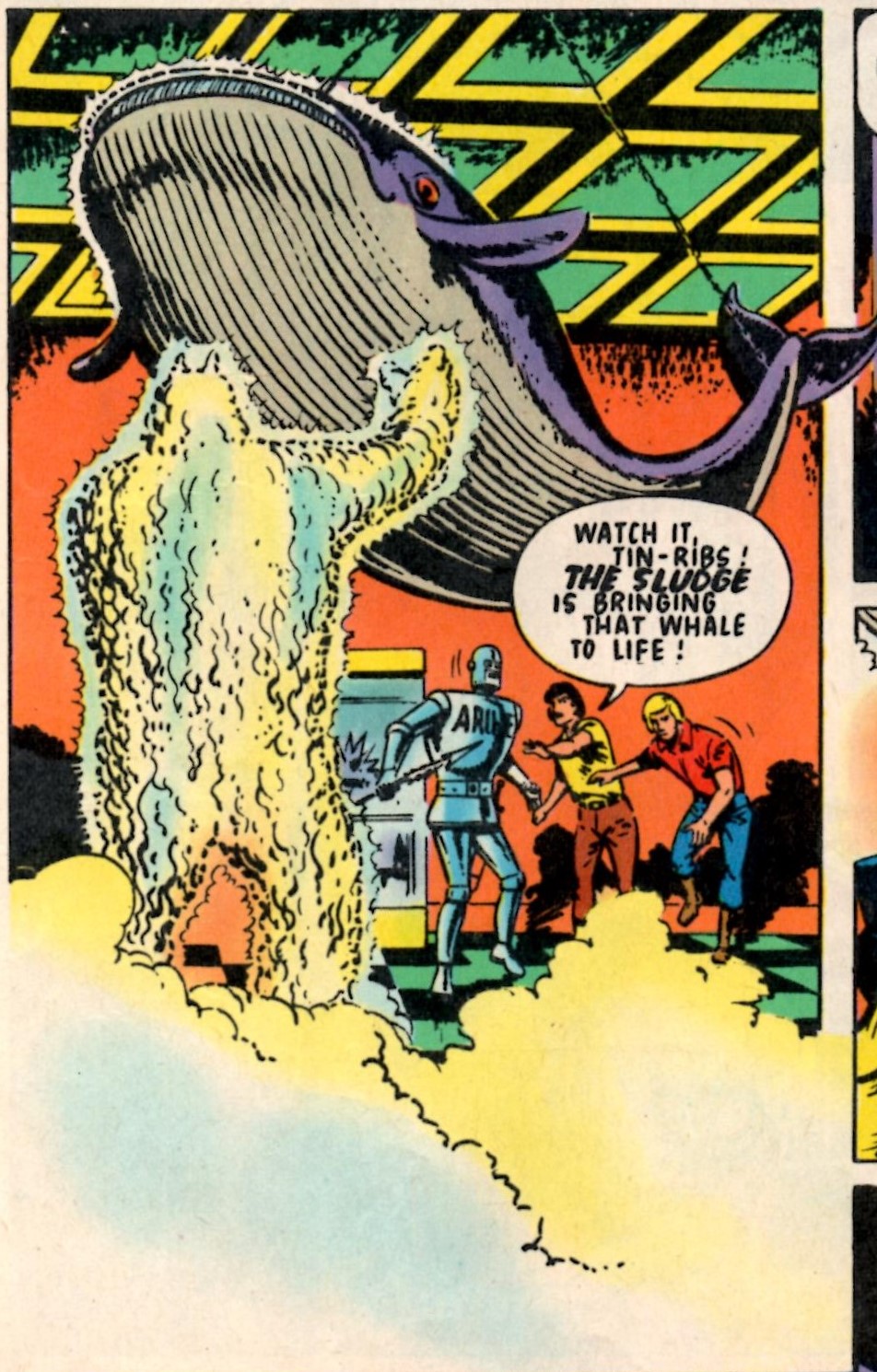 Robot Archie: E George Cowan (writer), Bert Bus (artist); reprinted from Lion