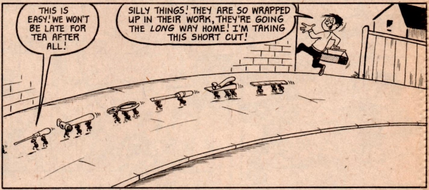 Andy's Ants (Cor!!, 25 July 1970): Terry Bave (artist)