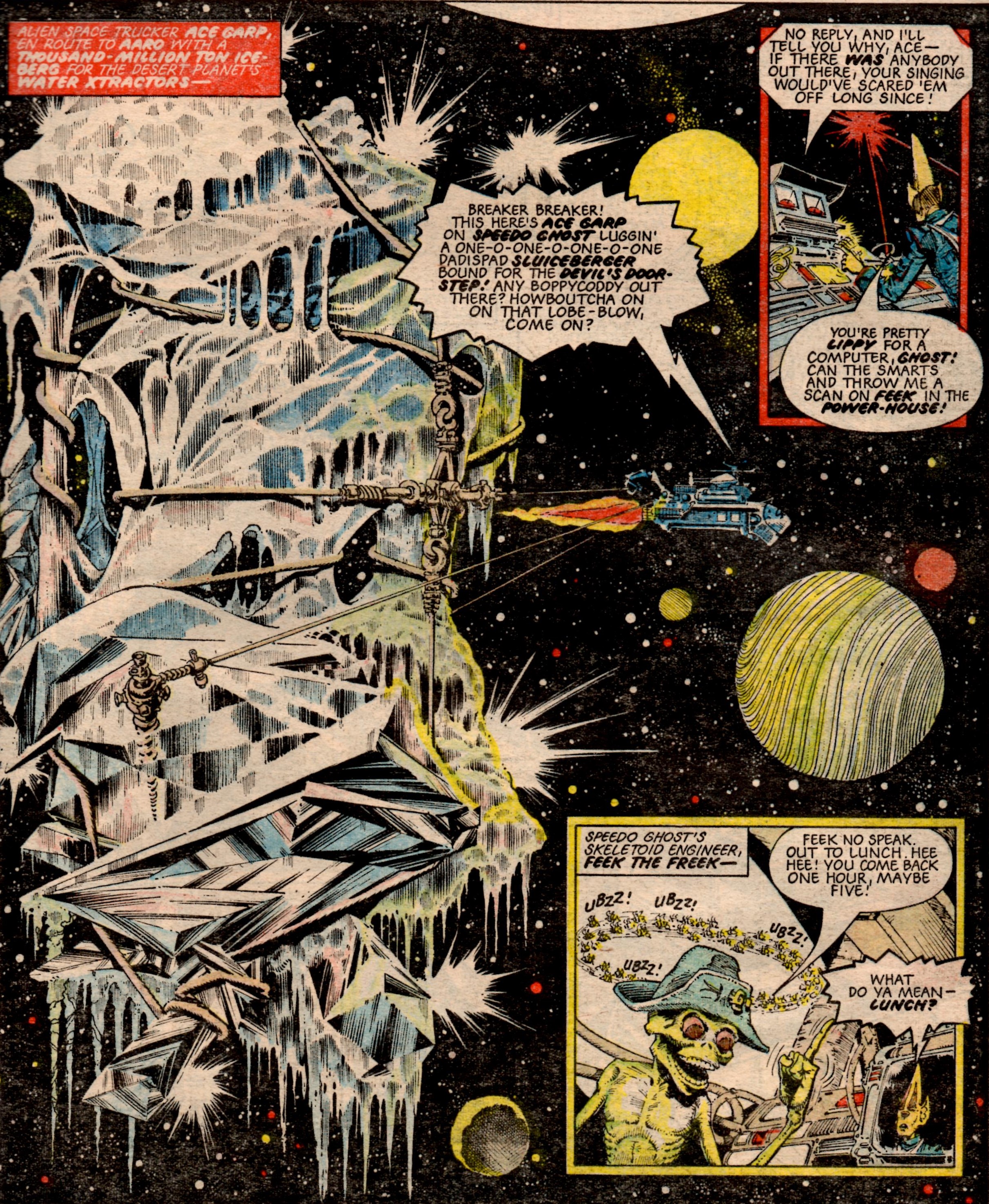Ace Trucking Co. (2000AD, Prog 244, 26 December 1981): John Wagner and Alan Grant (writers), Massimo Belardinelli (artist)