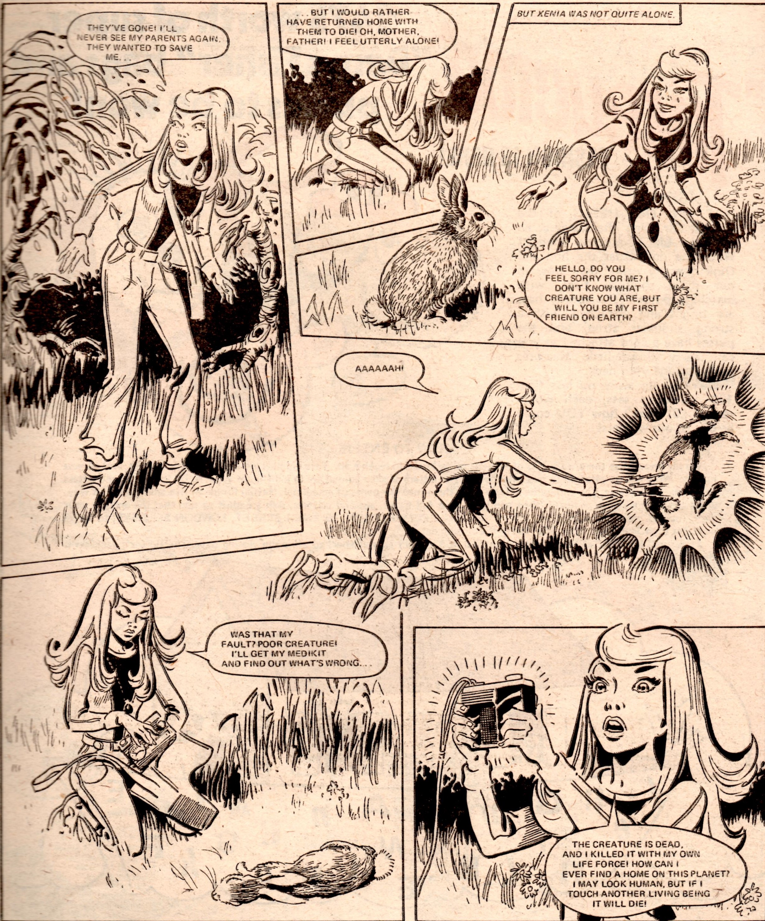 Almost Human (Jinty, 7 July 1979): Terry Aspin (artist)