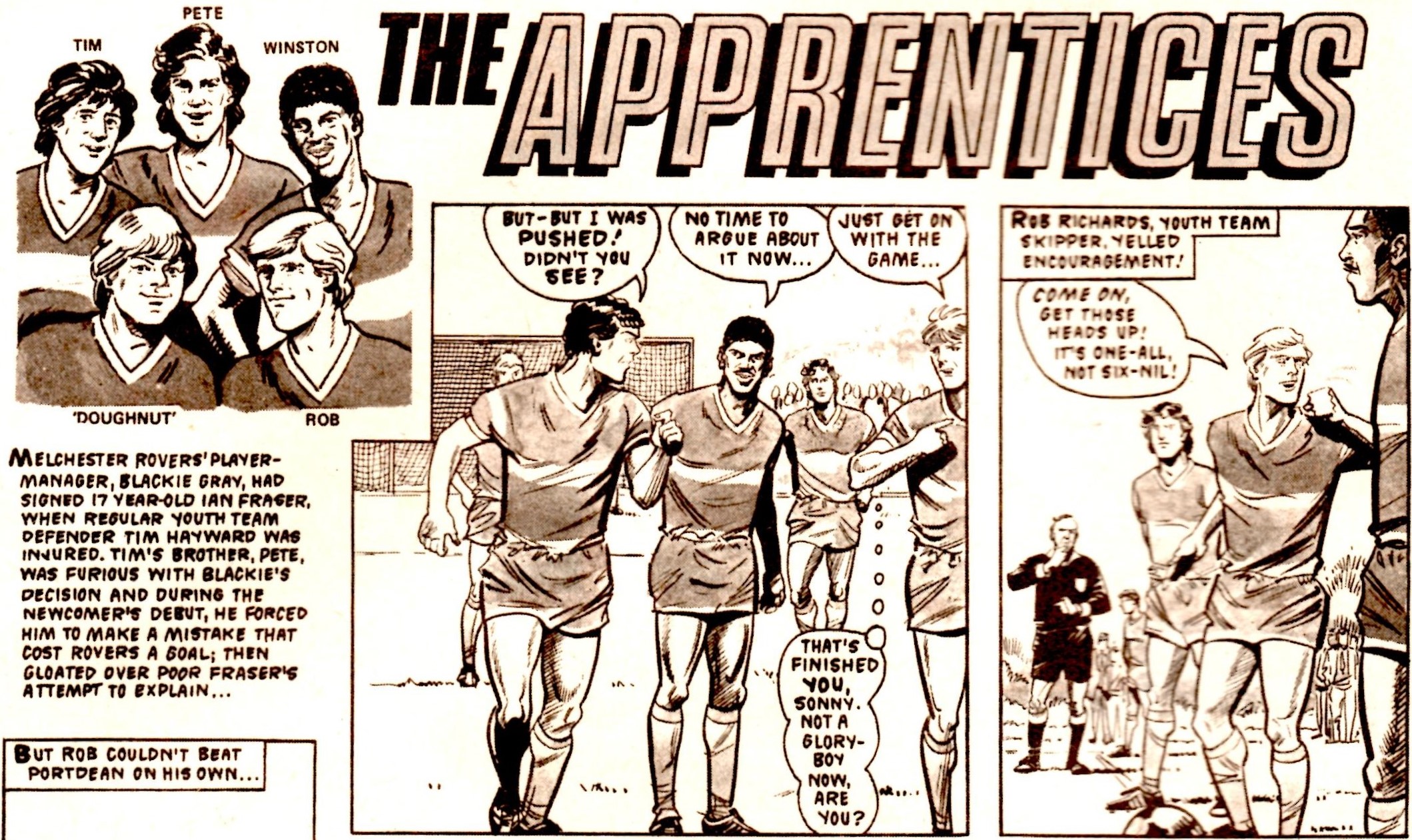The Apprentices (Roy of the Rovers, 12 November 1983)
