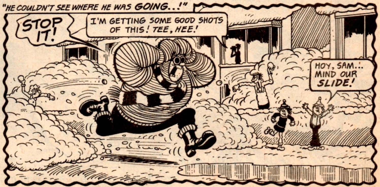 Scared-stiff Sam: Mike Lacey (artist)