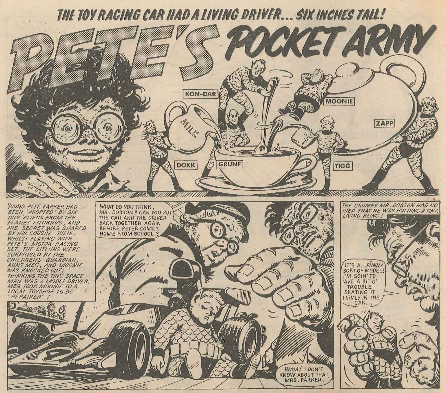 Pete's Pocket Army: Tom Tully (writer), Solano Lopez (artist)