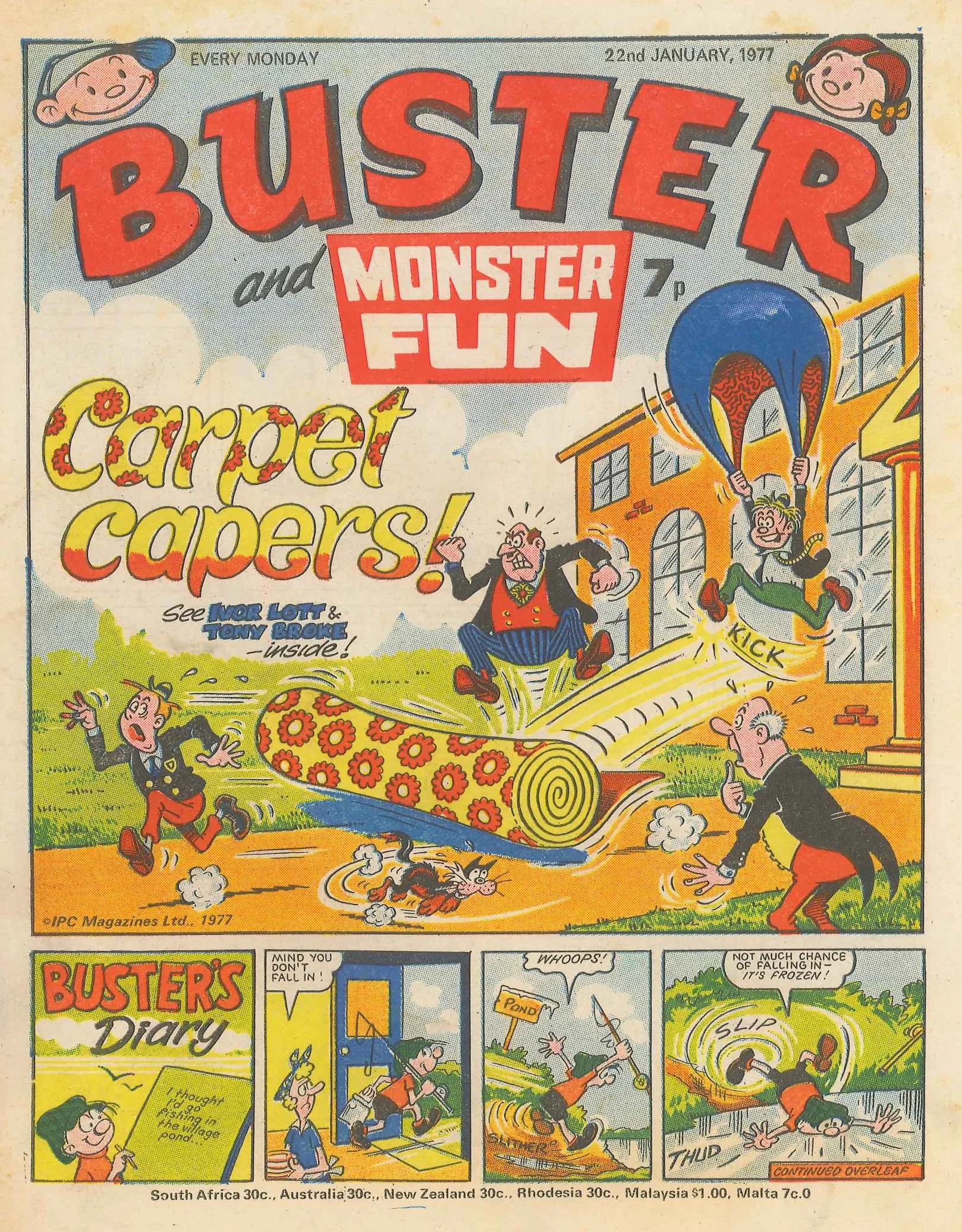 On this day: Buster and Monster Fun, 22 January 1977
