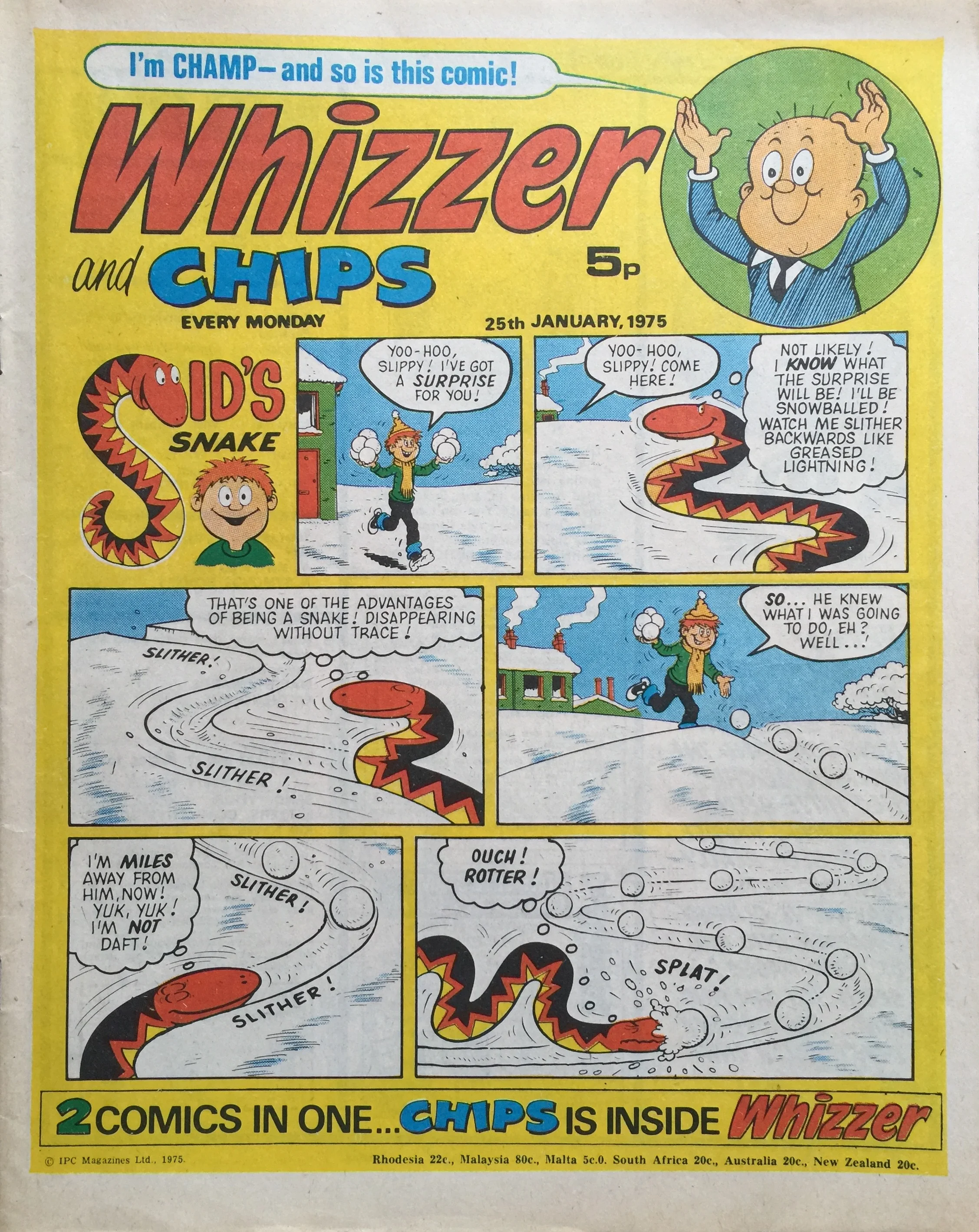 On this day, 25 January 1975: Whizzer and Chips