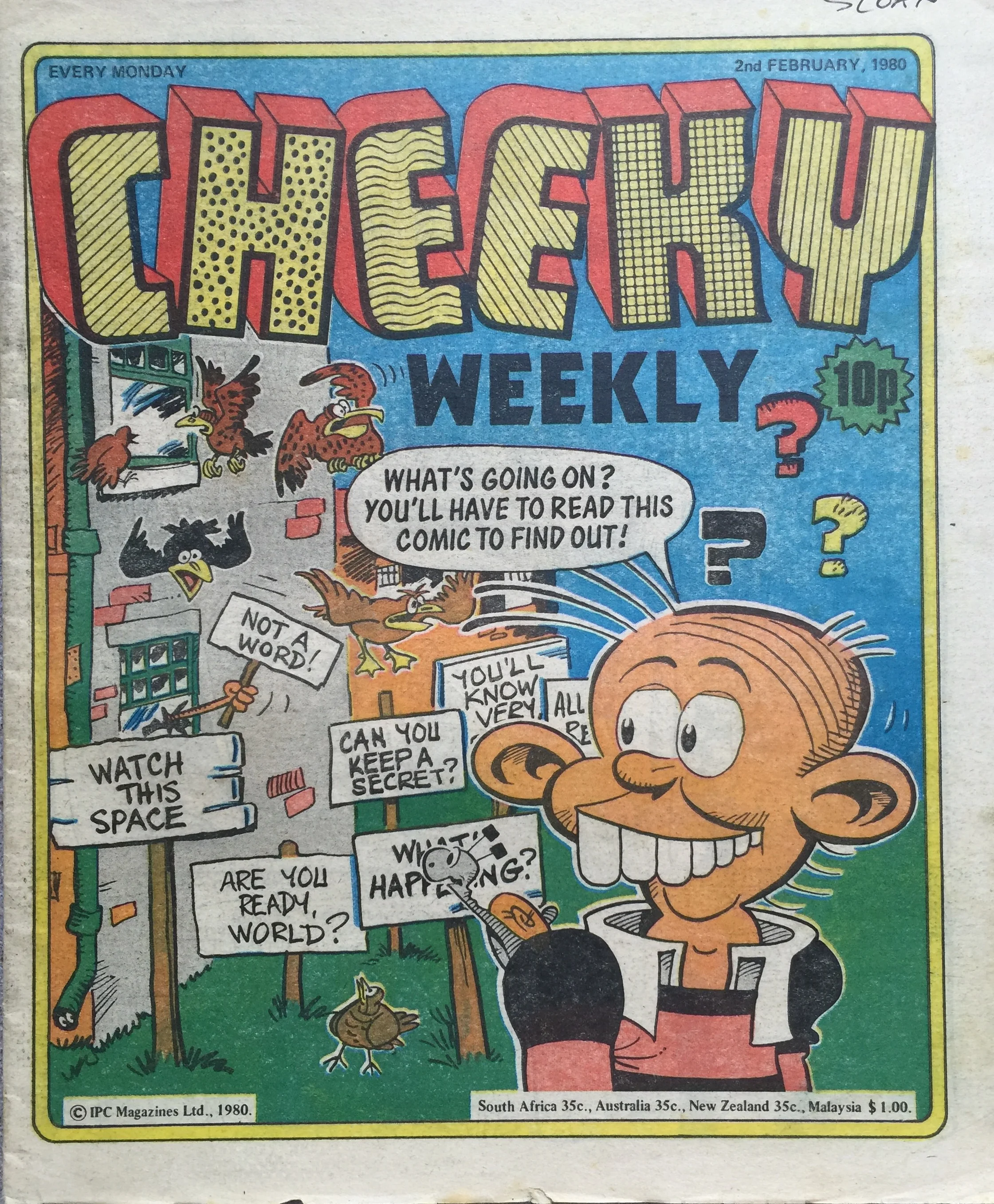 On this day, 2 February 1980: Cheeky