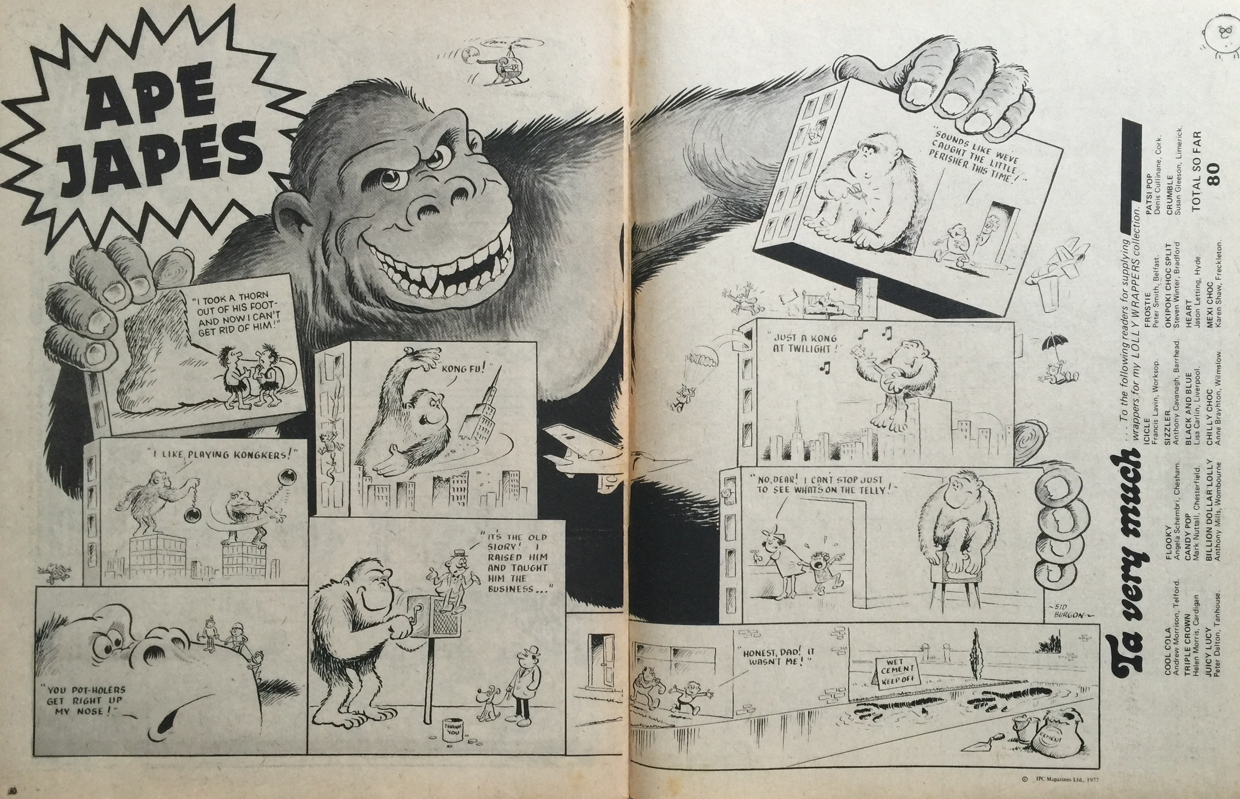 Ape Japes: Sid Burgon (artist)
