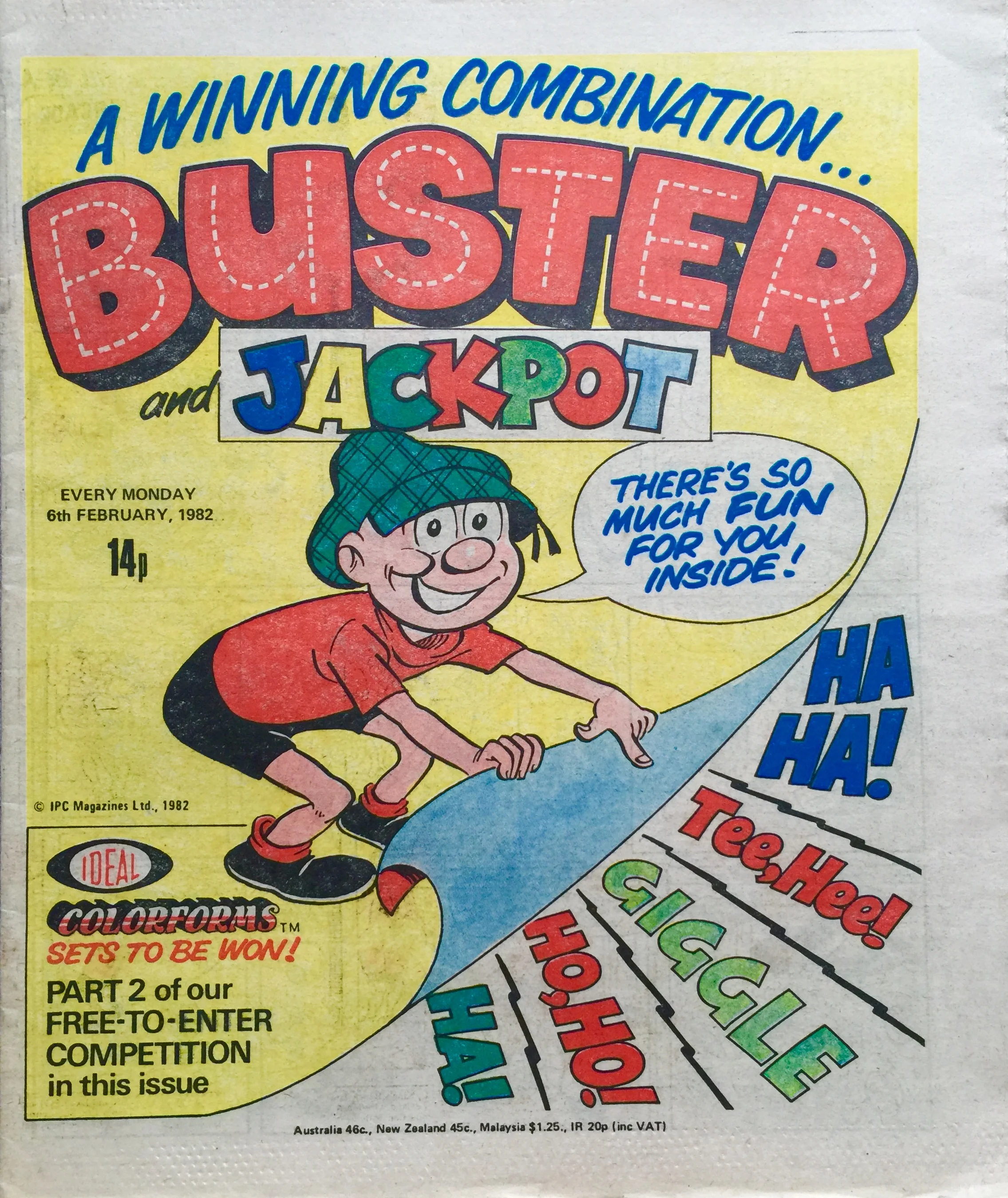On this day, 6 February 1982: Buster and Jackpot