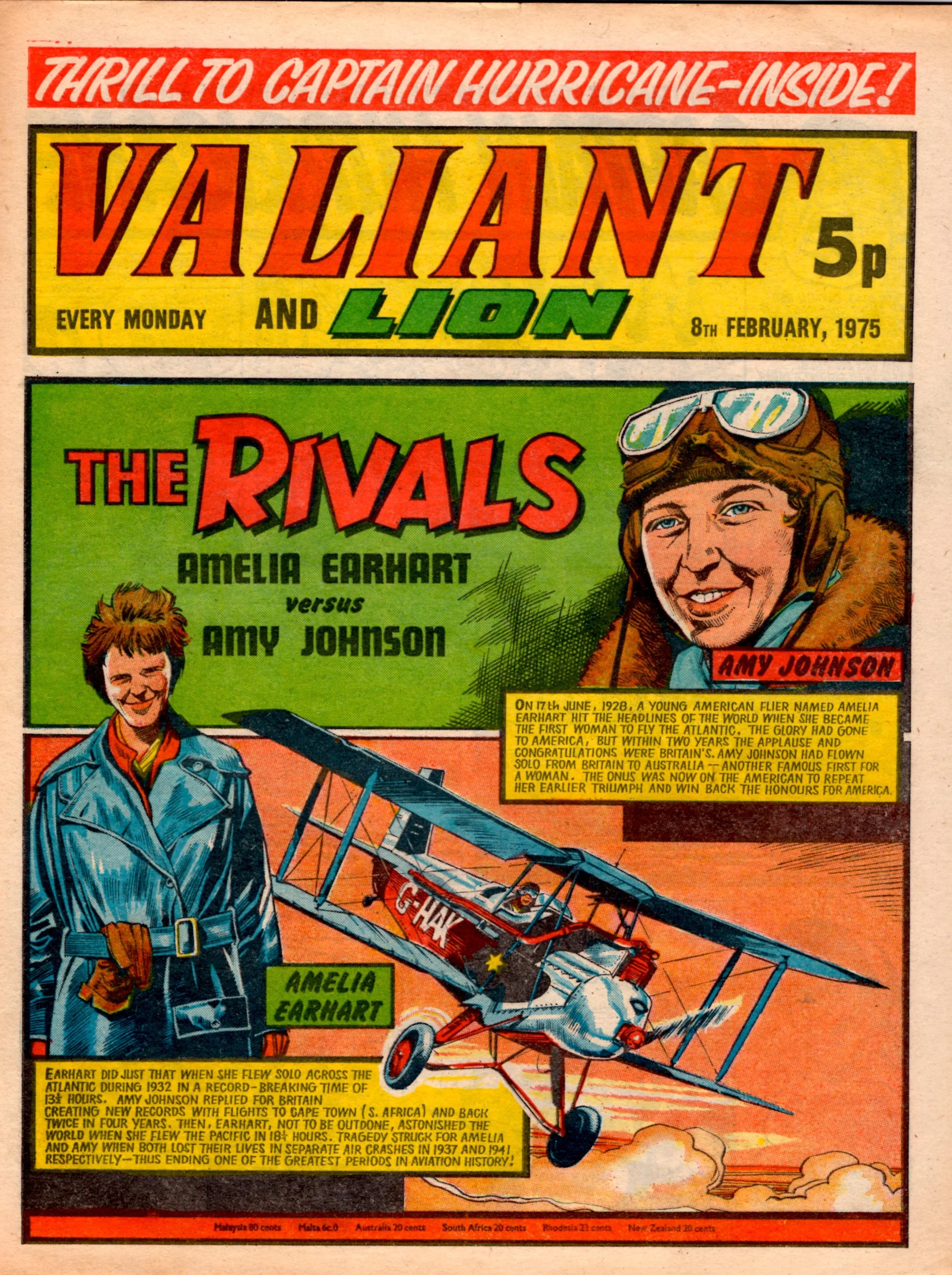 On this day, 8 February 1975: Valiant and Lion