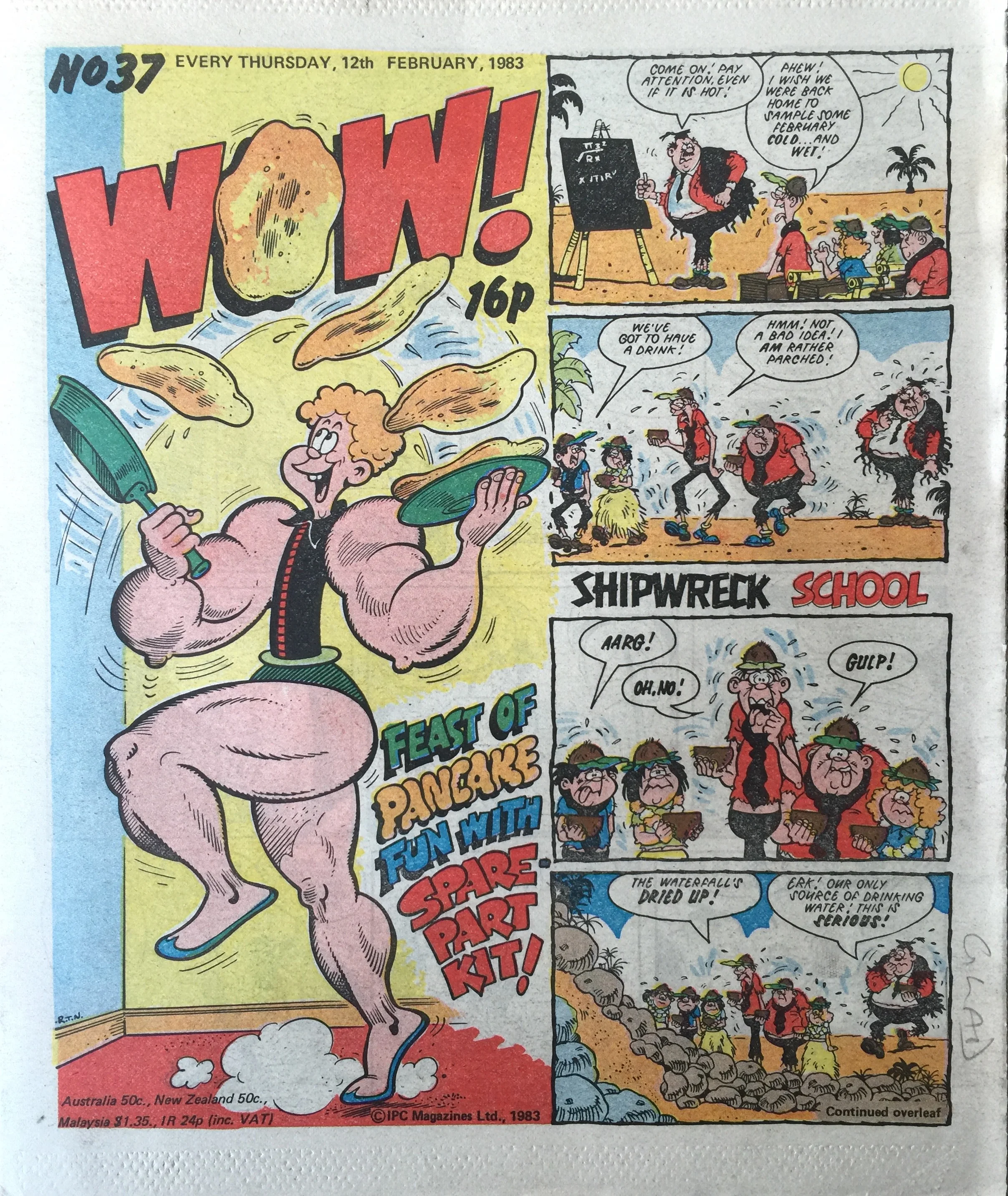 On this day, 12 February 1983: Wow!