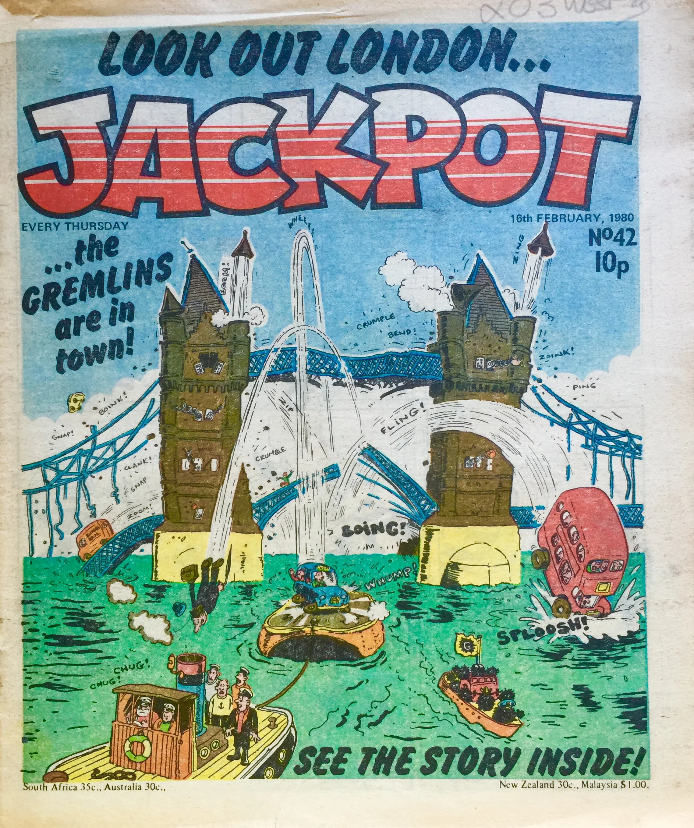 On this day, 16 February 1980: Jackpot