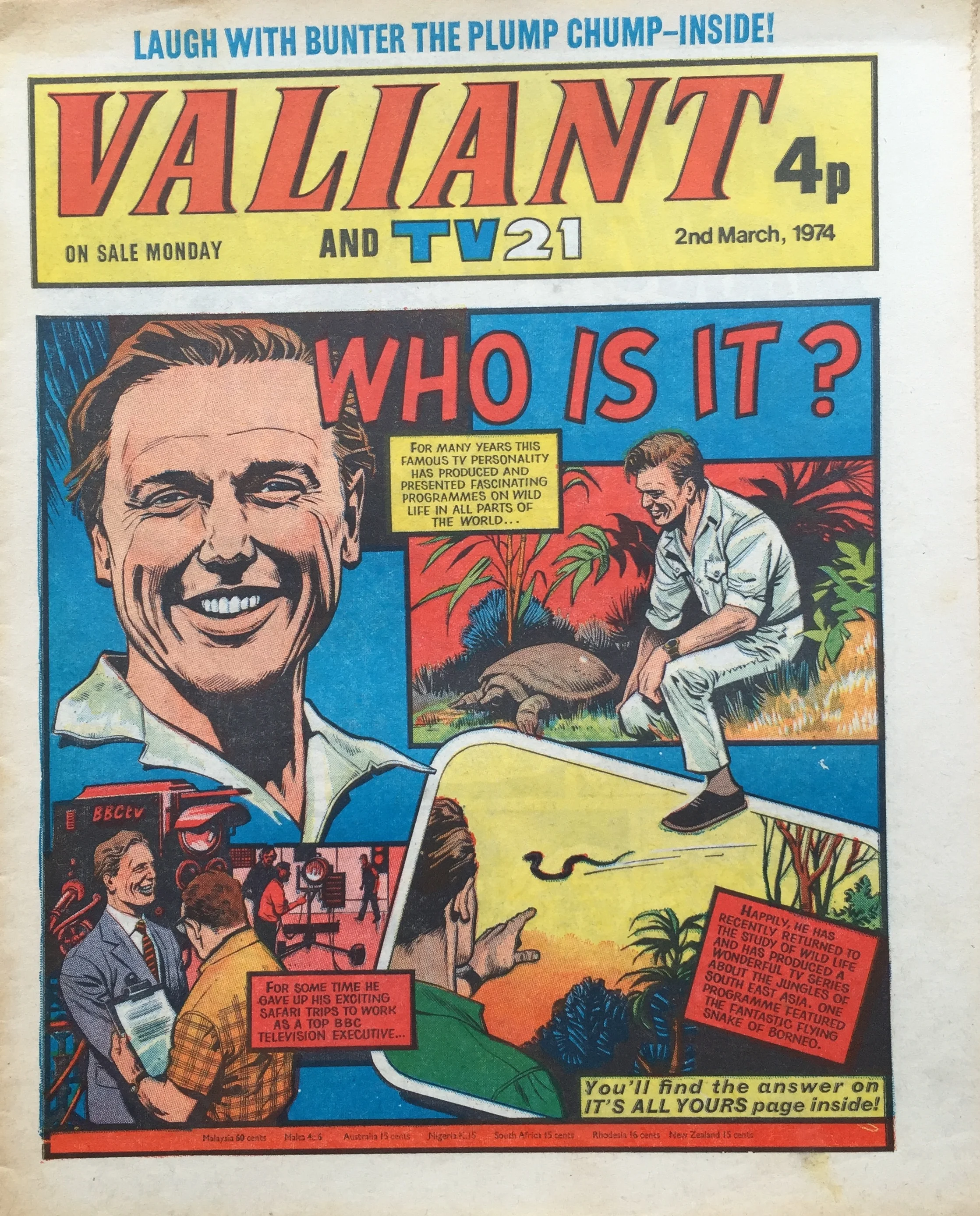 On this day, 2 March 1974: Valiant and TV21